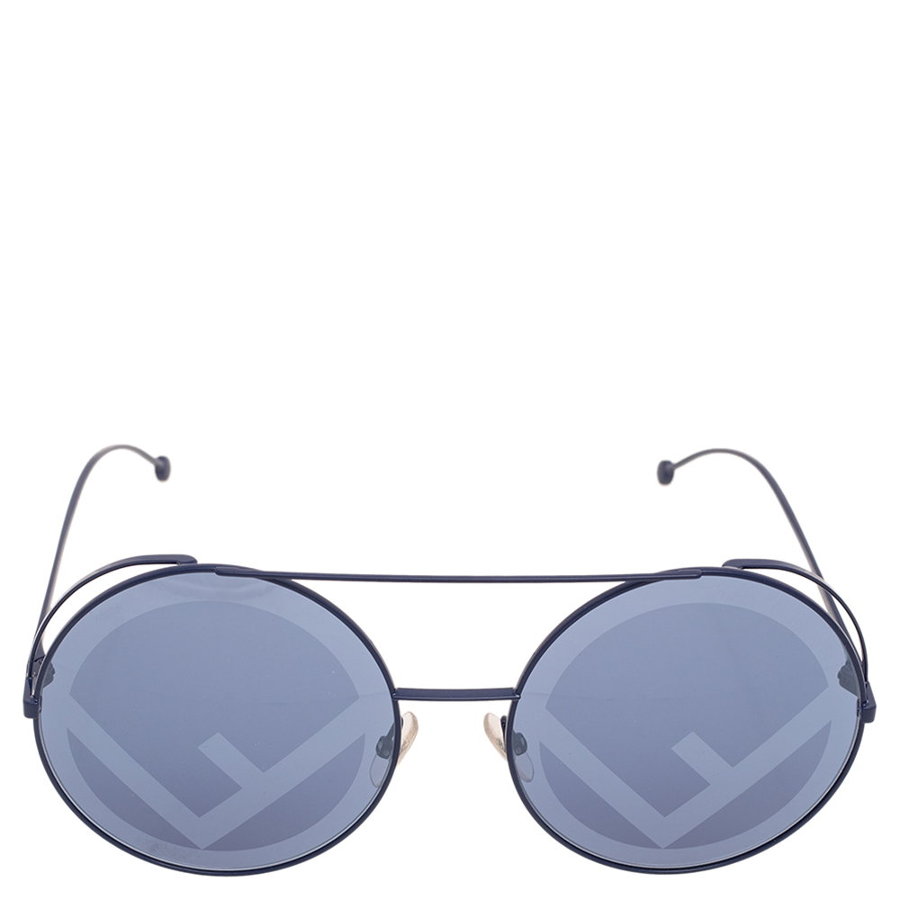 

Fendi Blue FF0285/S Oversized Round Sunglasses