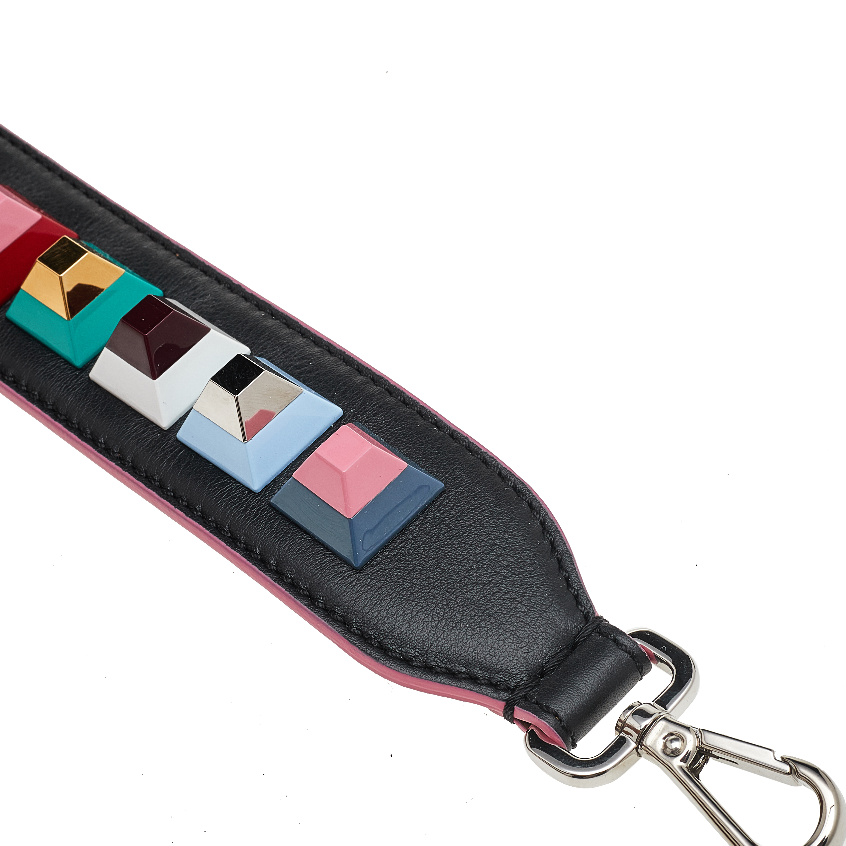

Fendi Multicolor Leather Studded Strap You Shoulder Bag Strap
