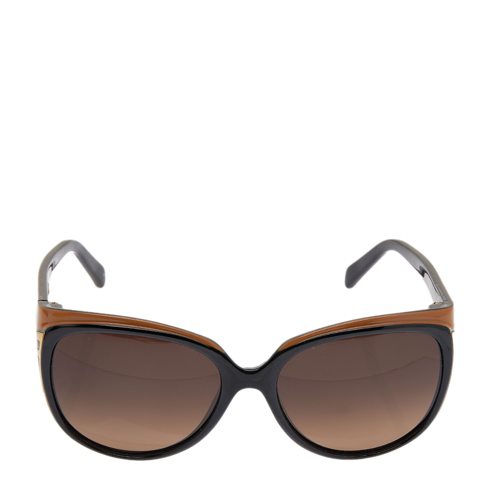 

Fendi Two Tone/Grey Gradient FS5283 Cat Eye Sunglasses, Brown