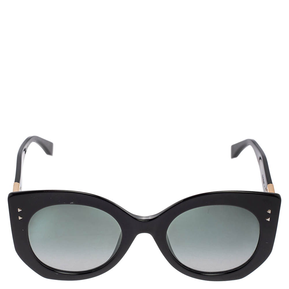 

Fendi Black/Grey Gradient FF0265/S Peekaboo Cat Eye Sunglasses