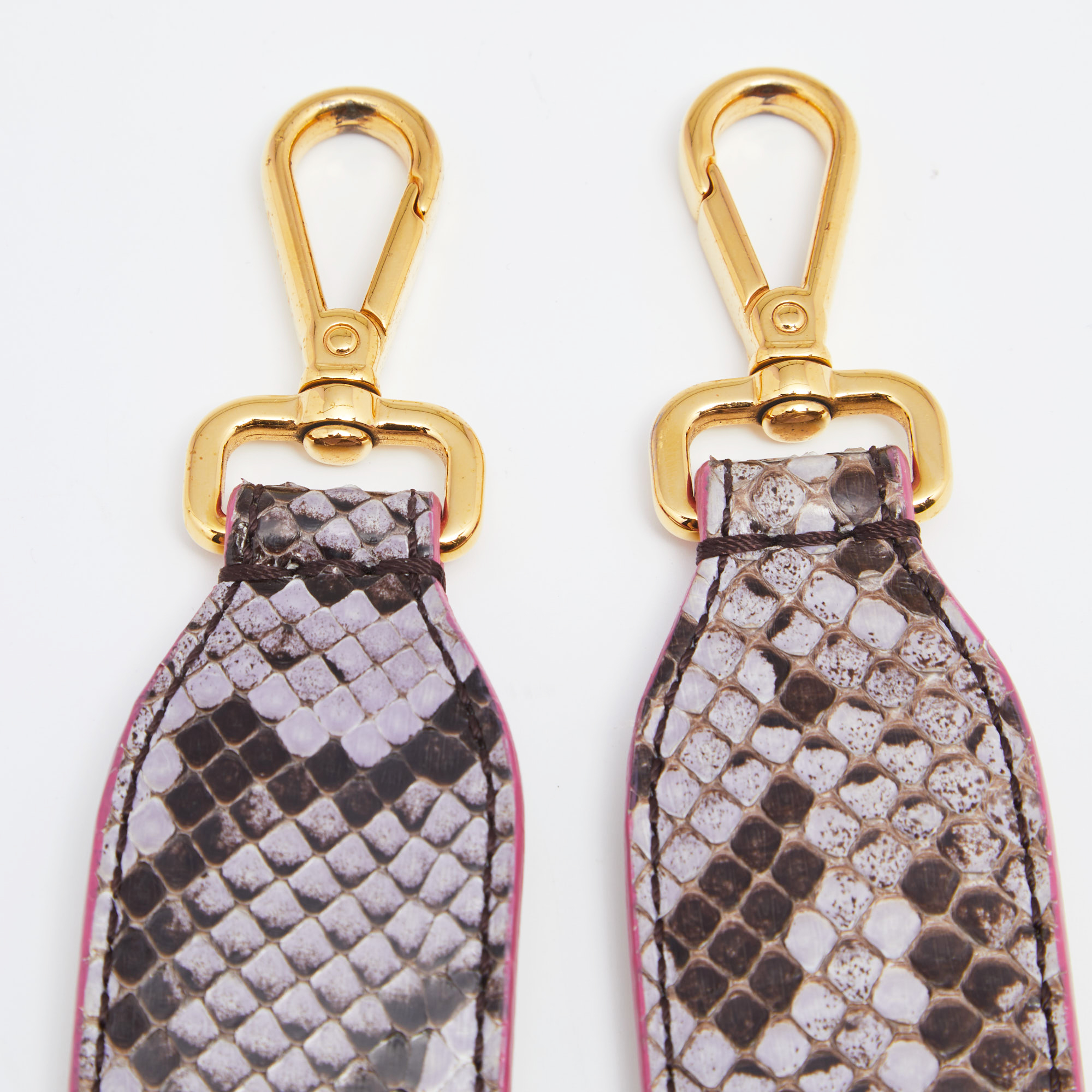 

Fendi Multicolor Python Strap You Shoulder Bag Strap