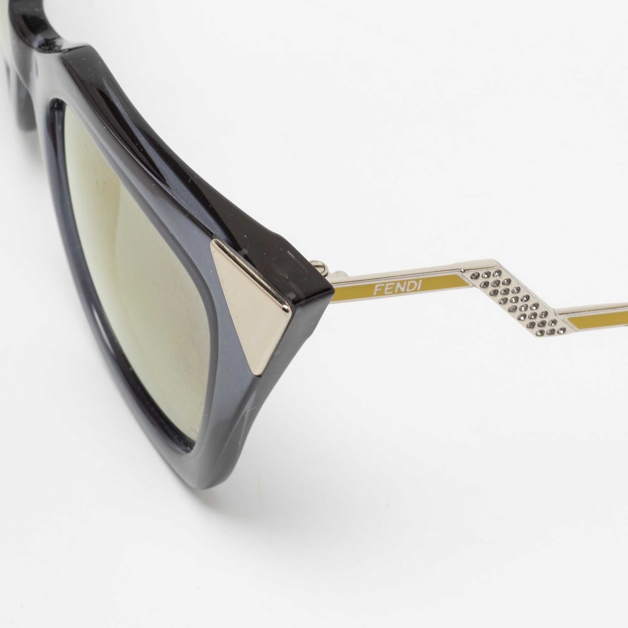 

Fendi Blue /Blue Mirrored FF0060/S Iridia Cat Eye Sunglasses