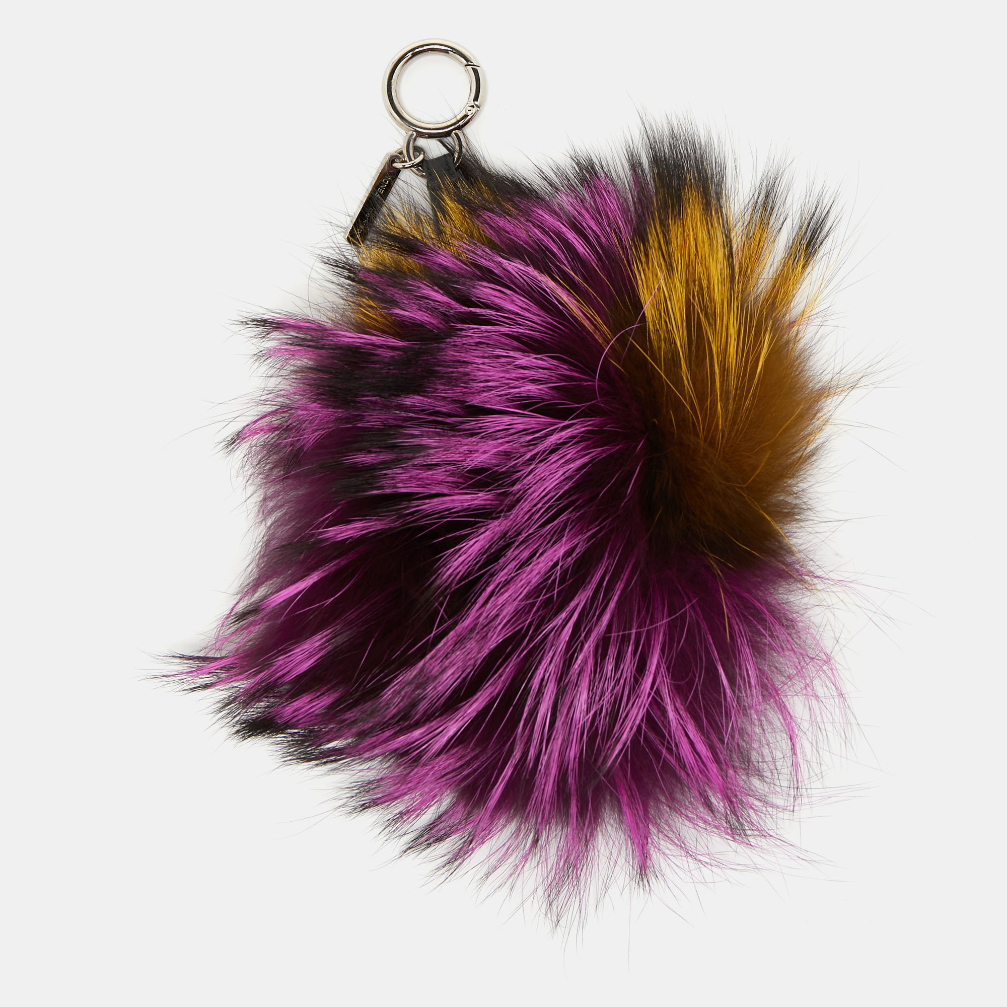 

Fendi Multicolor Crystal Eyed Fur Monster Bag Charm