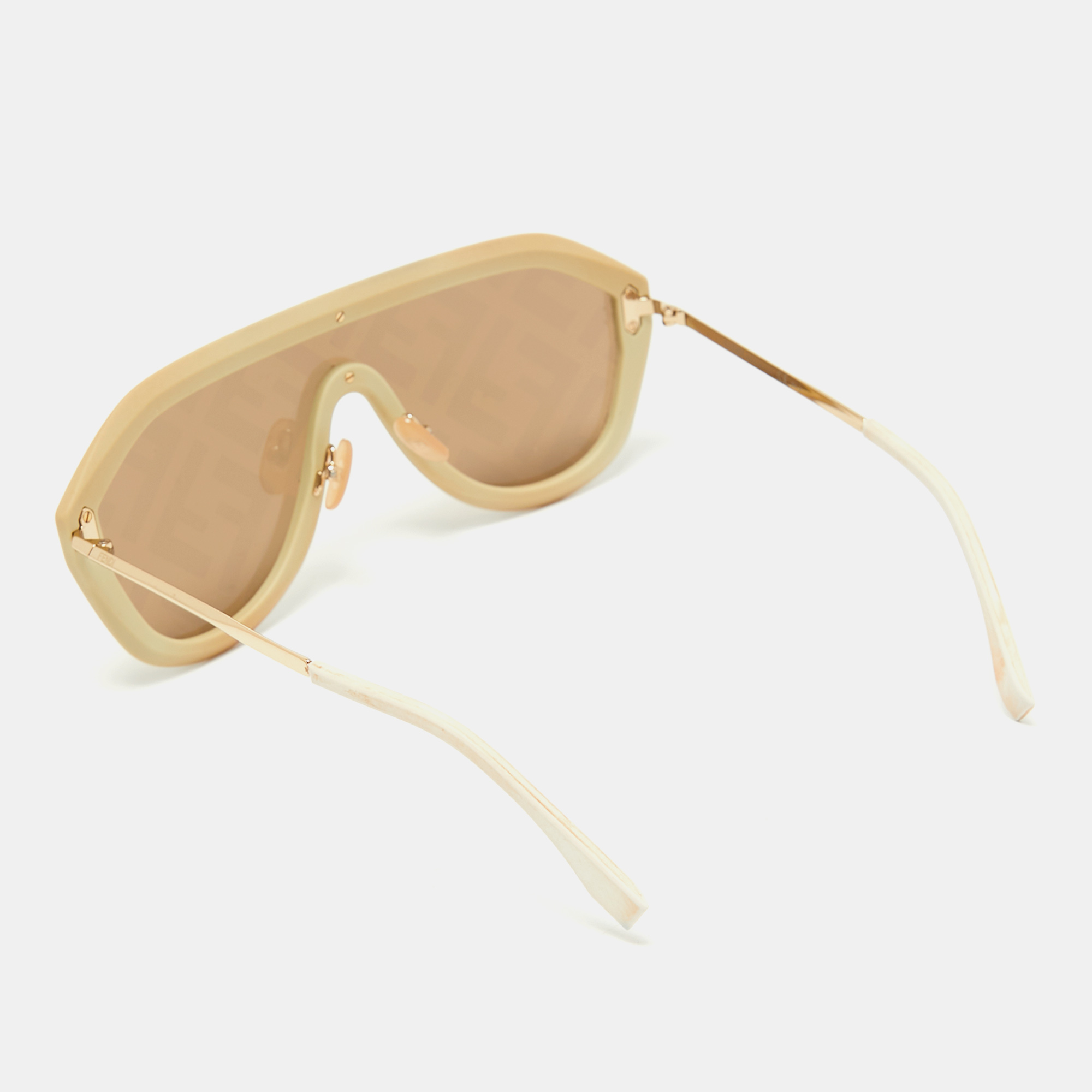 

Fendi Brown FFM0039/G/S Shield Sunglasses