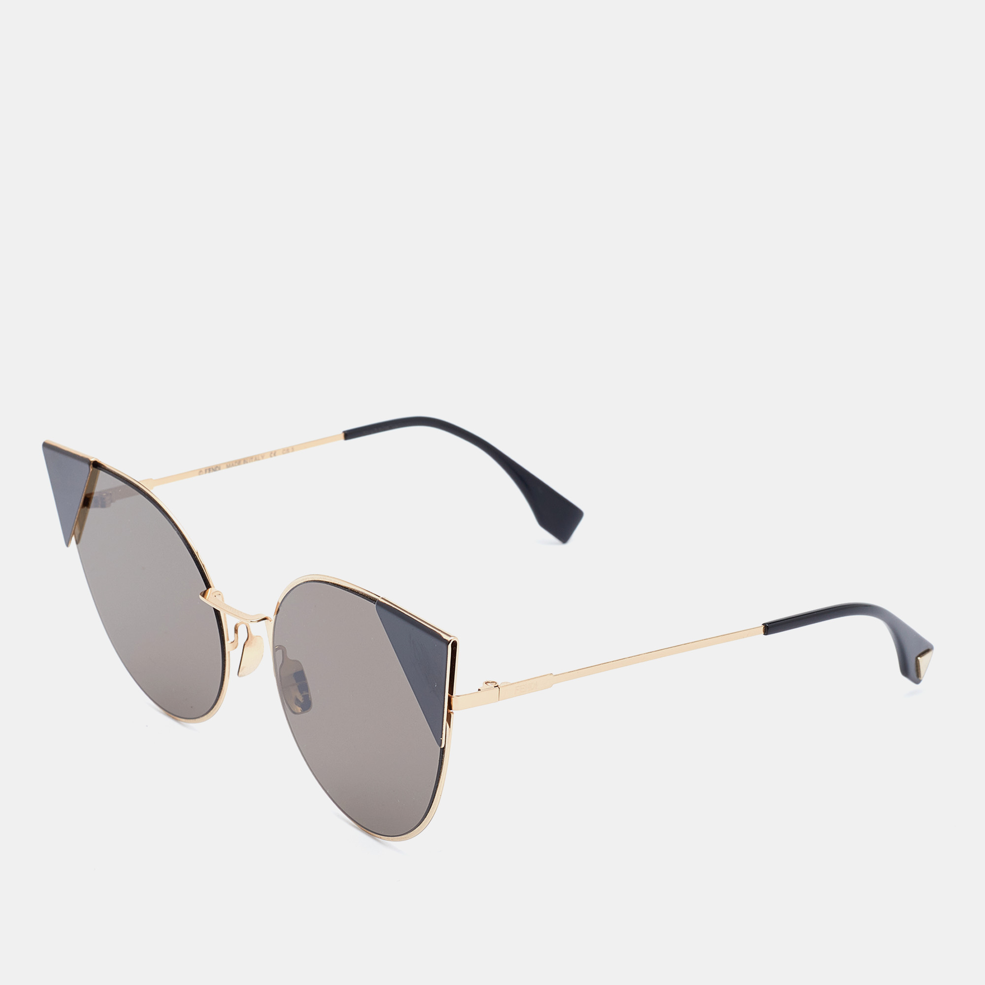 

Fendi Gold/Black FF091/S Cate Eye Sunglasses