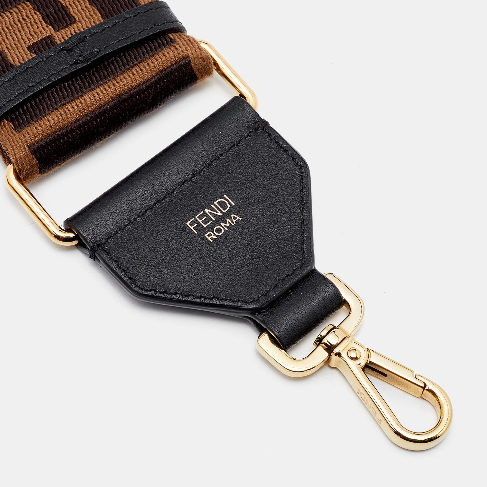 Fendi FF Leather Zucca Bag Strap – The Style Lister