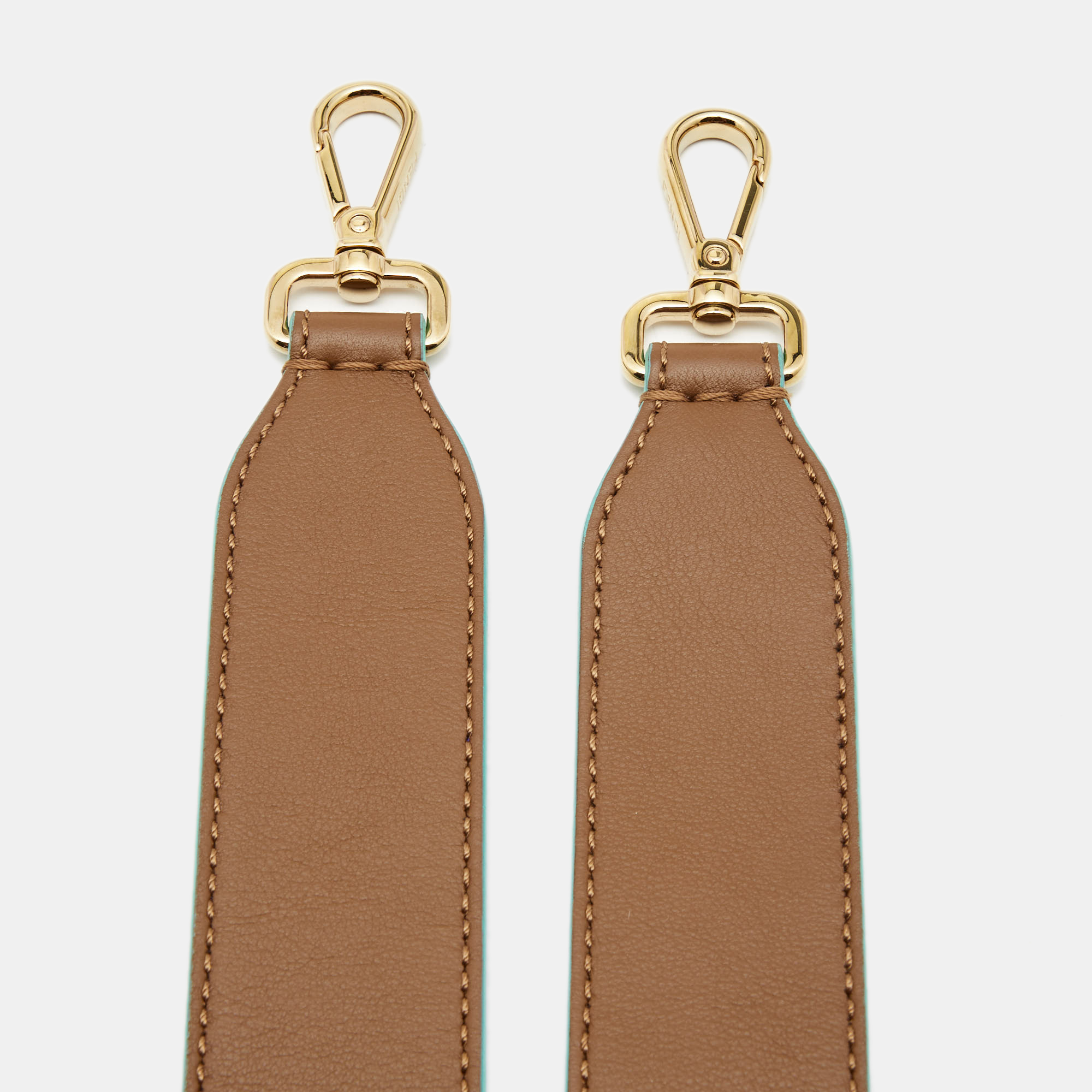 

Fendi Purple/Beige Leather Shoulder Bag Strap