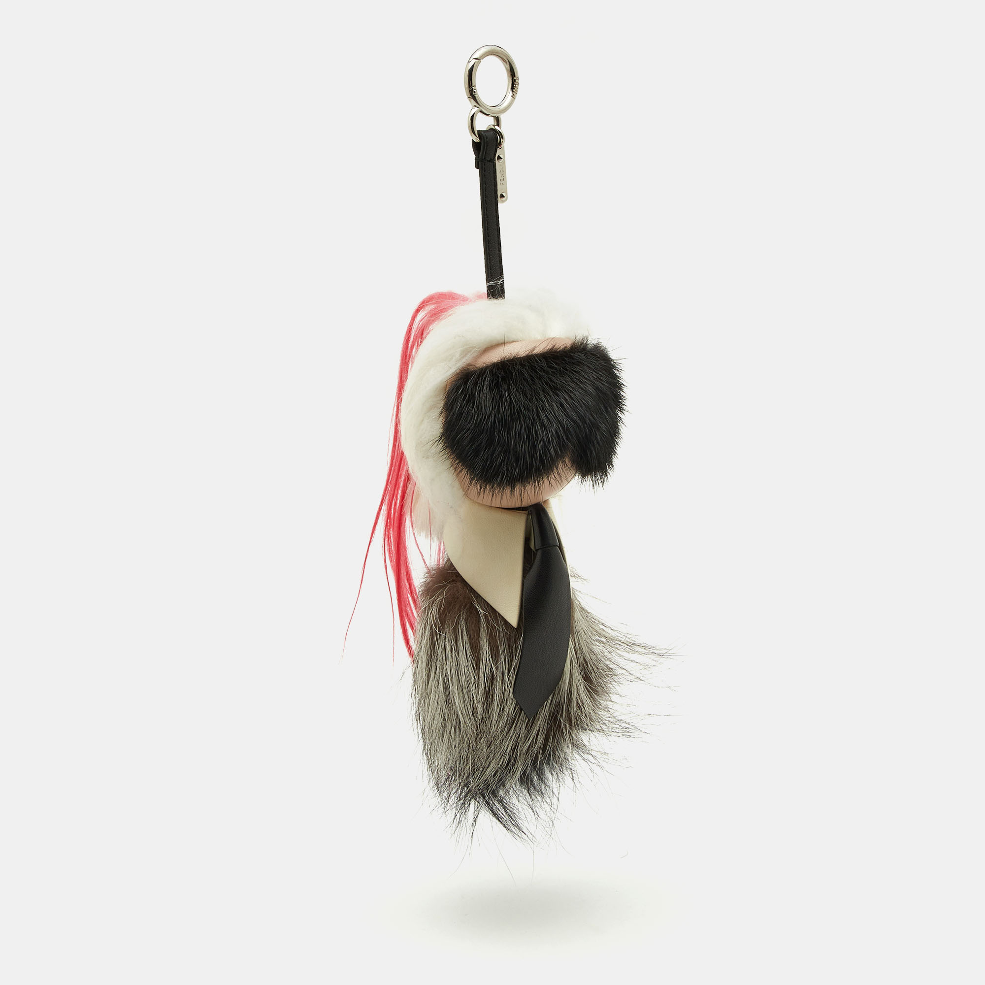 

Fendi Multicolor Fur and Leather Karlito Bag Charm