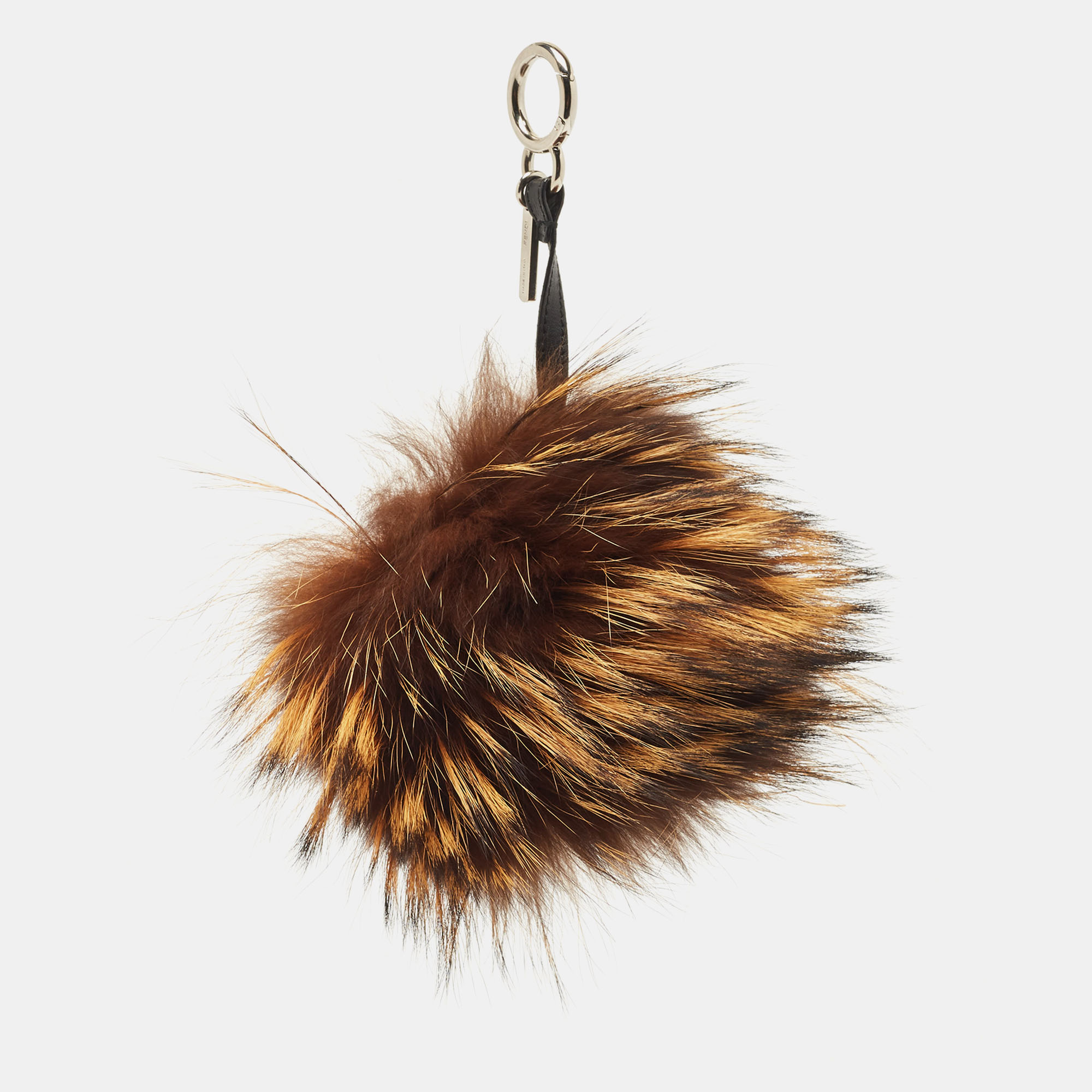 

Fendi Brown Fox Fur Bag Bugs Bag Charm