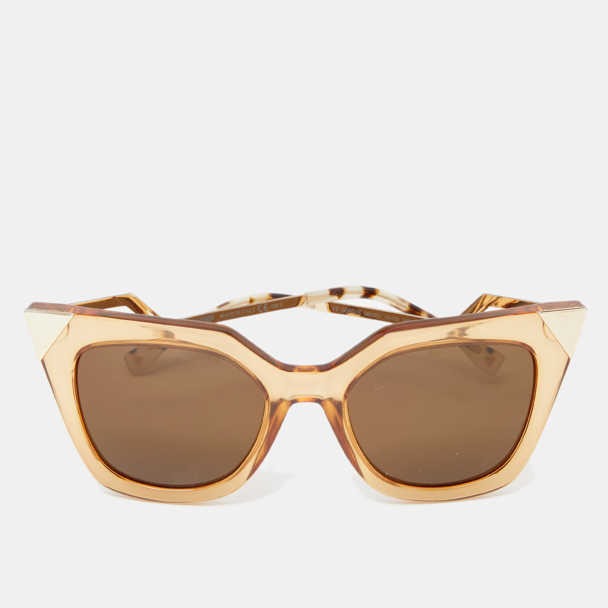 

Fendi Honey/Brown FF 0060/S Iridia Cat Eye Sunglasses