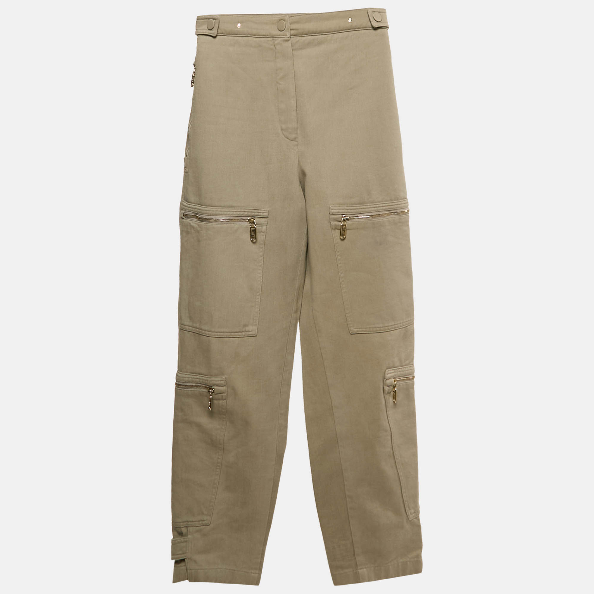 

Fendi Beige Cotton Drill Cargo Pants S