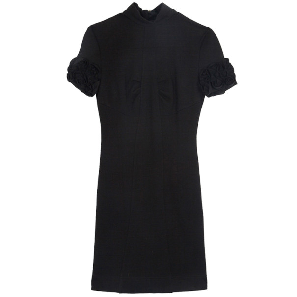 مملوكة مسبقًا D and G Frill Sleeve Black Dress M