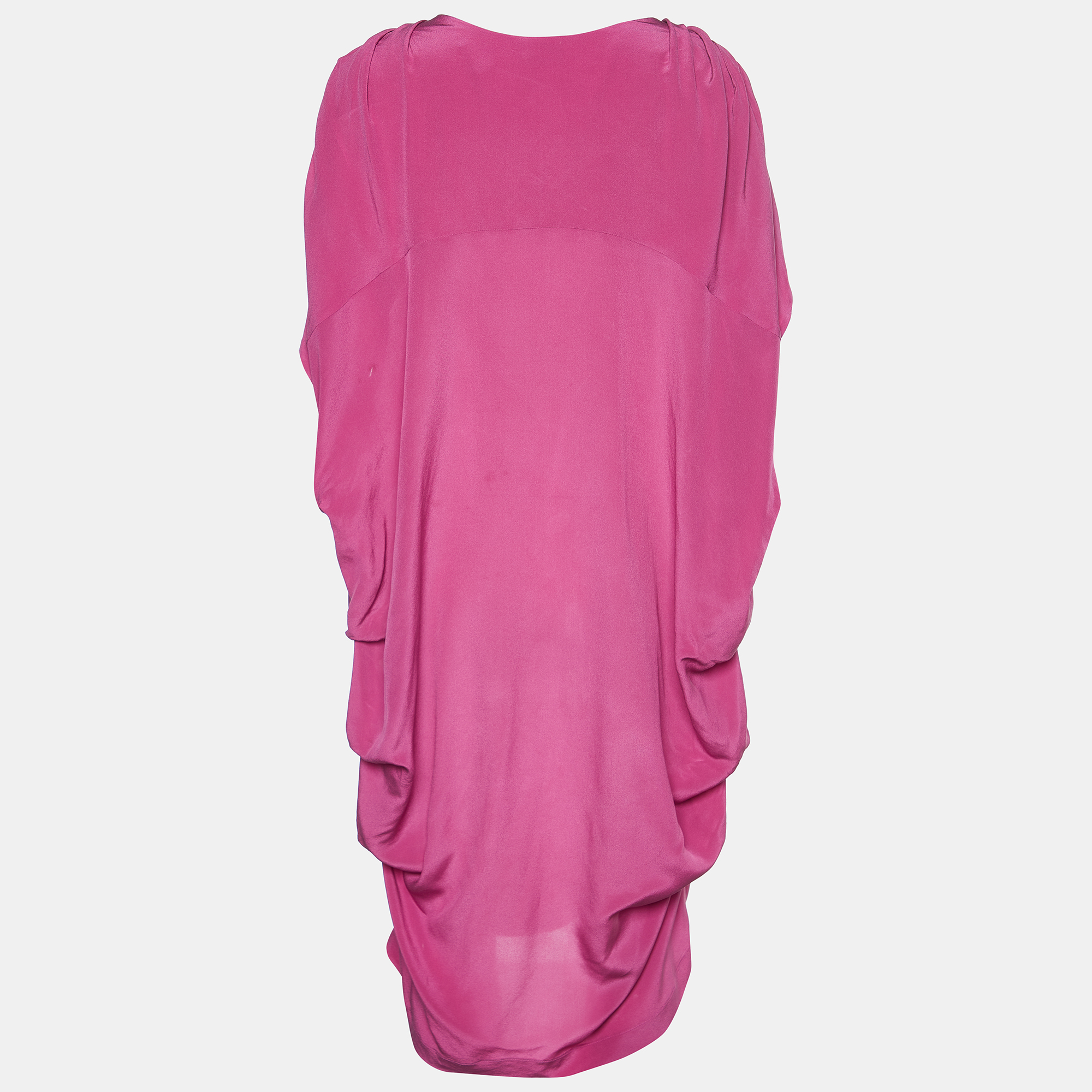 

Fendi Pink Silk Pleated Tunic