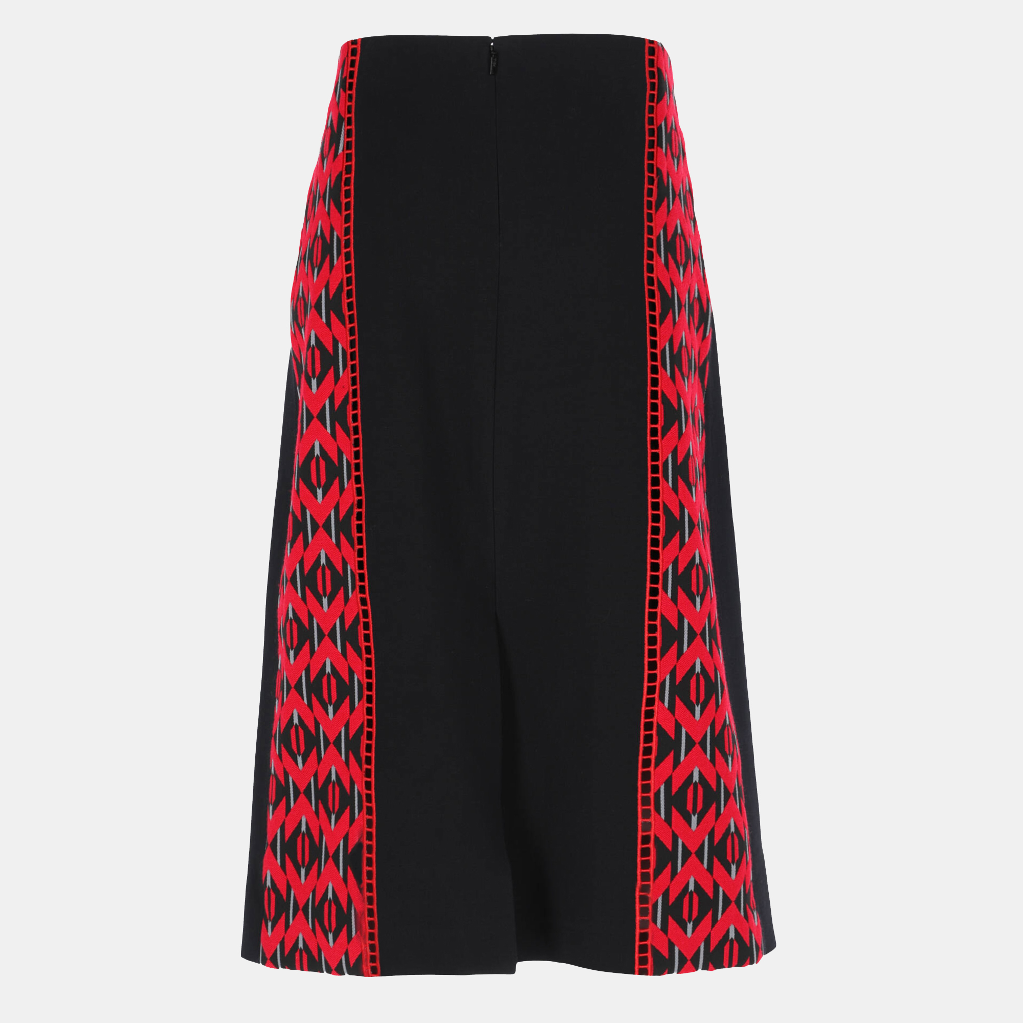 

Fendi Women's Wool Midi Skirt - Black