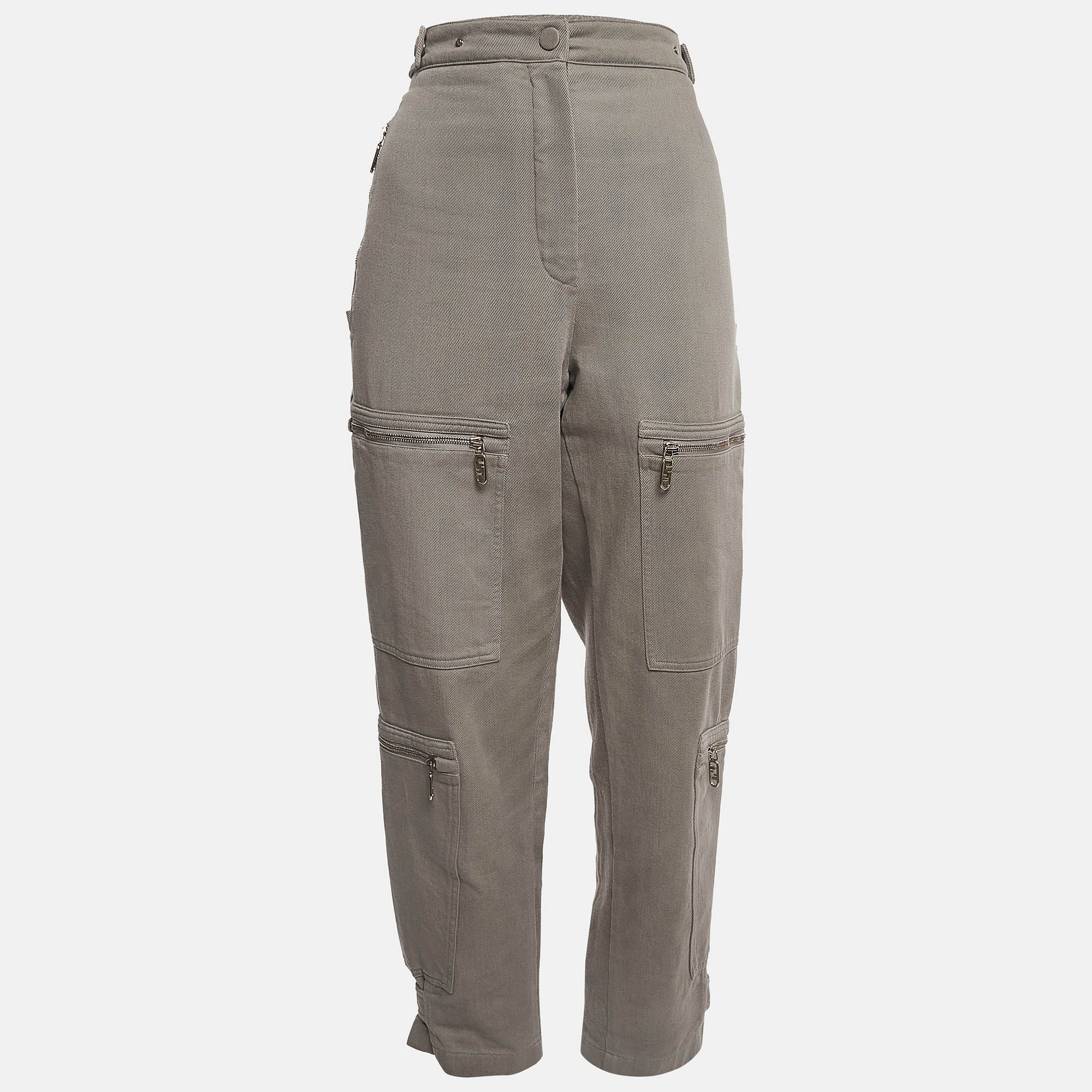 

Fendi Grey Denim Cargo Pants S