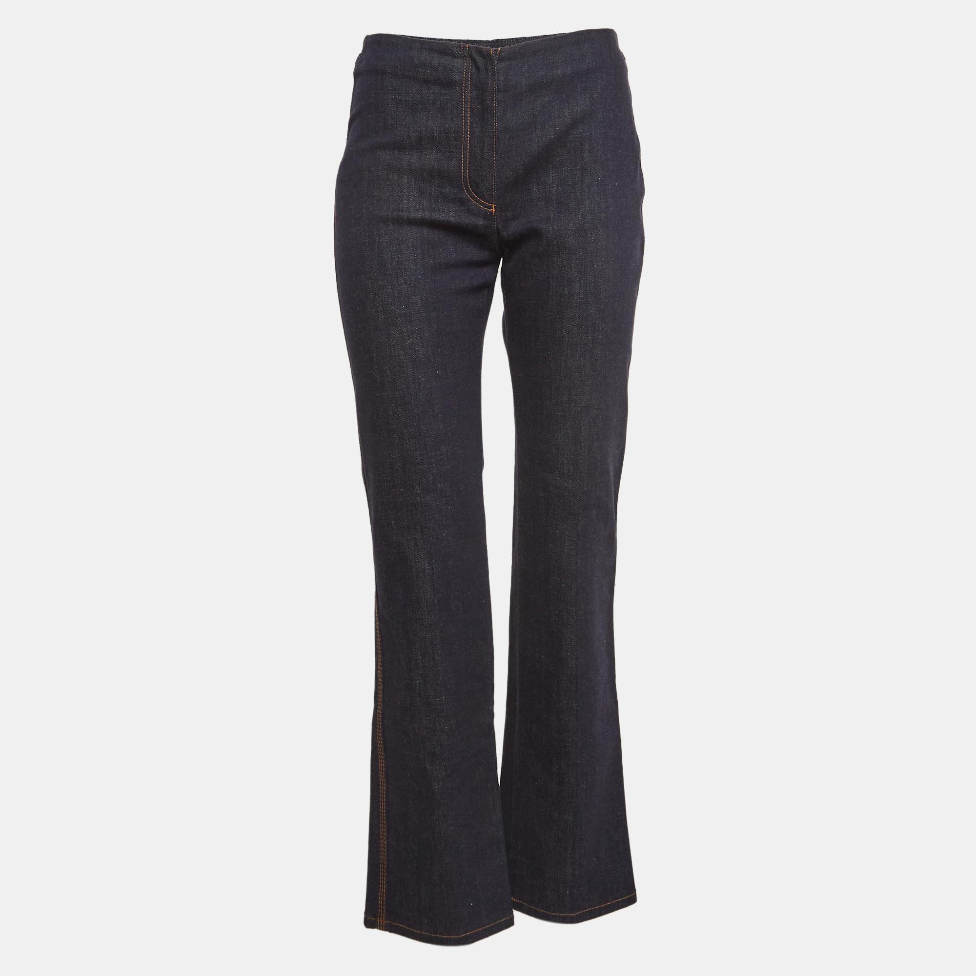

Fendi Navy Blue Denim High Rise Jeans S Waist 28"