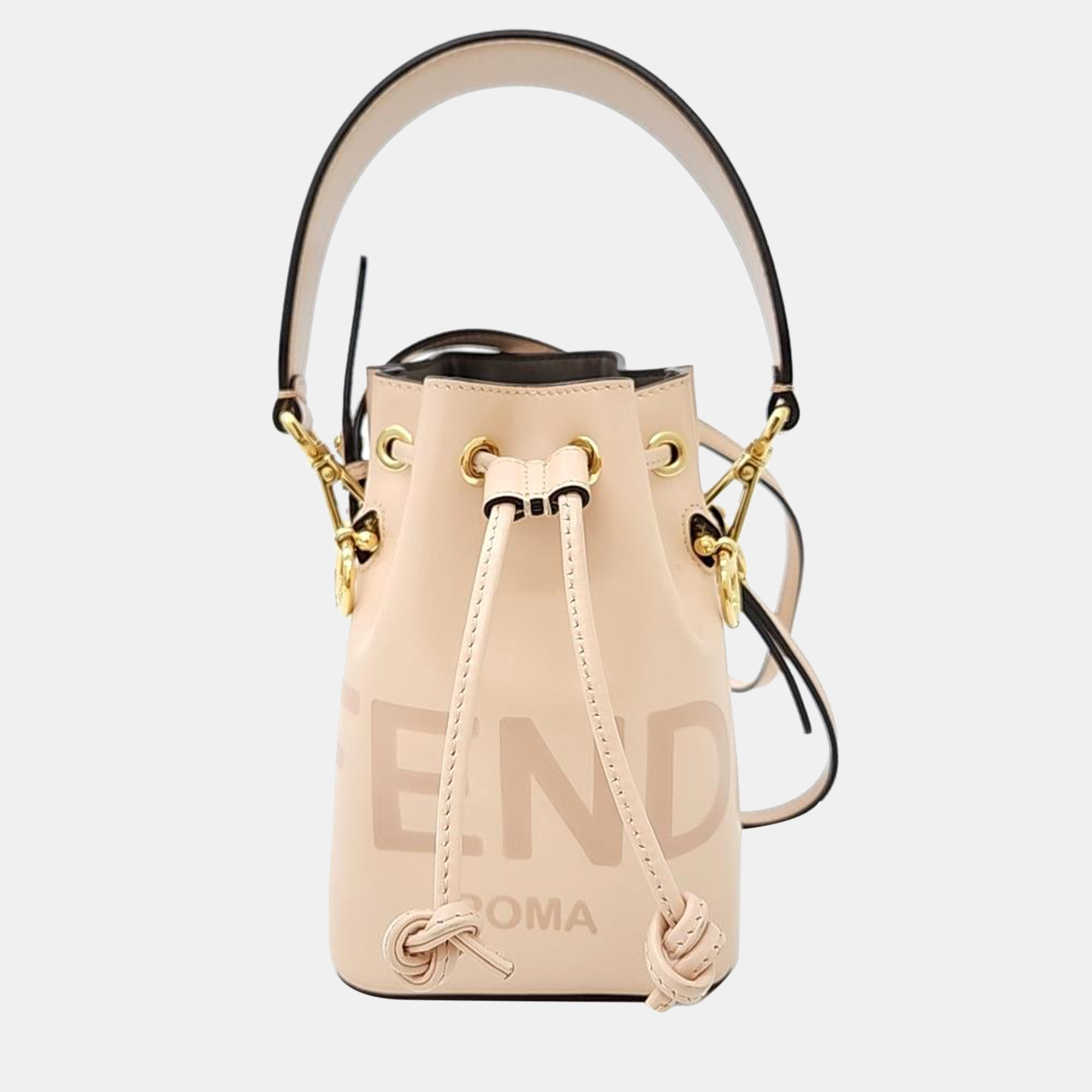 

Fendi Montresor Mini Bucket Bag, Beige