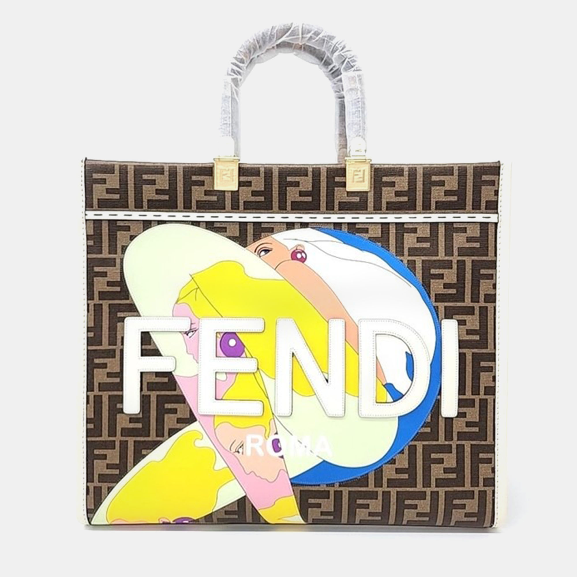 

Fendi Sunshine Tote Bag, Brown