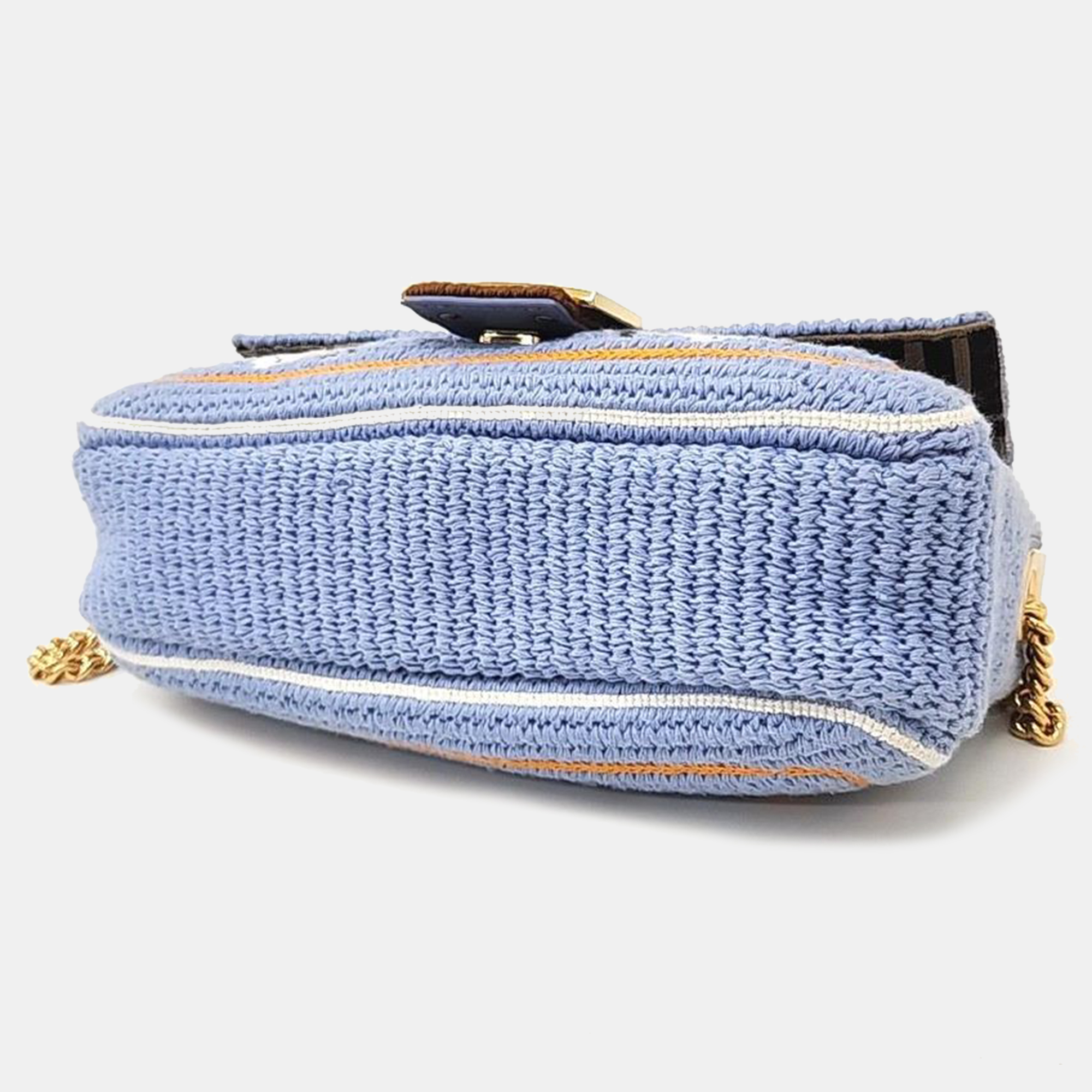 Fendi Baguette Chain Shoulder Bag 