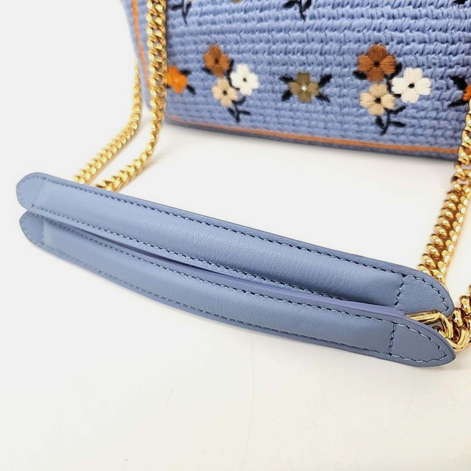 Fendi Baguette Chain Shoulder Bag 