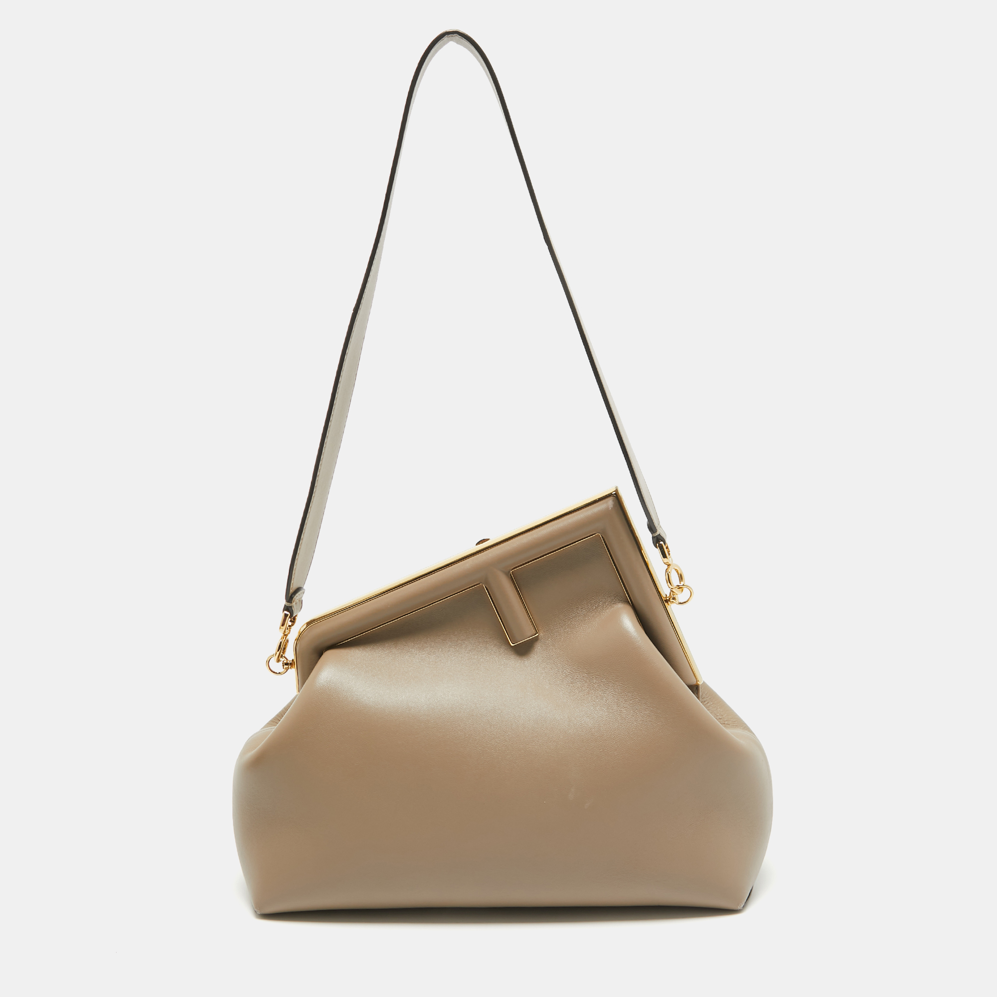 

Fendi Beige Leather  First Shoulder Bag