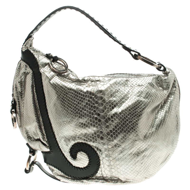 silver fendi bag