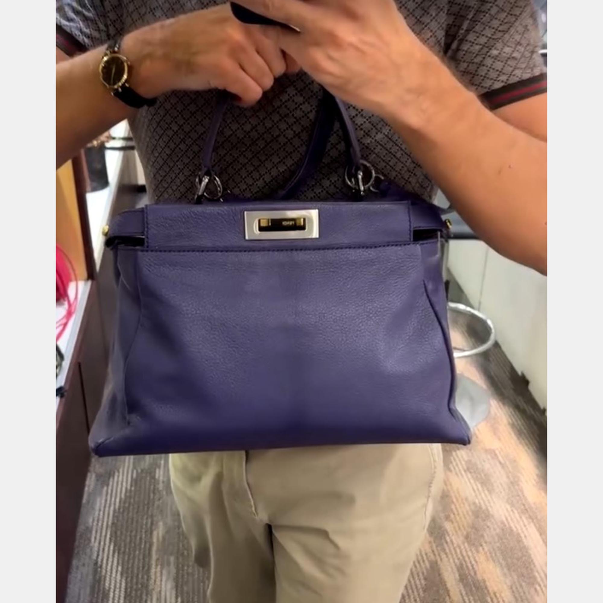 

Fendi Purple Peekaboo Bag