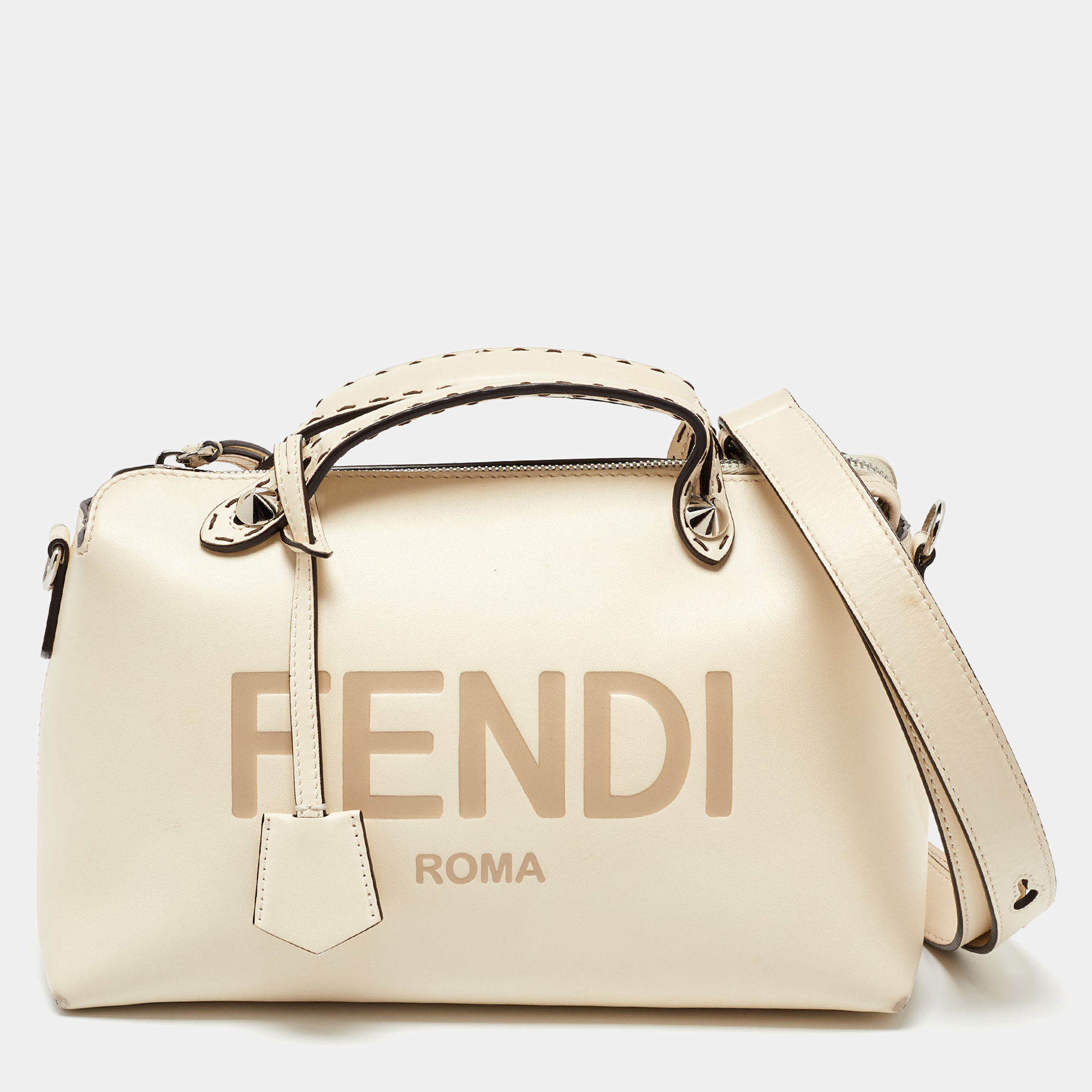 

Fendi Cream Leather Medium By The Way Bag