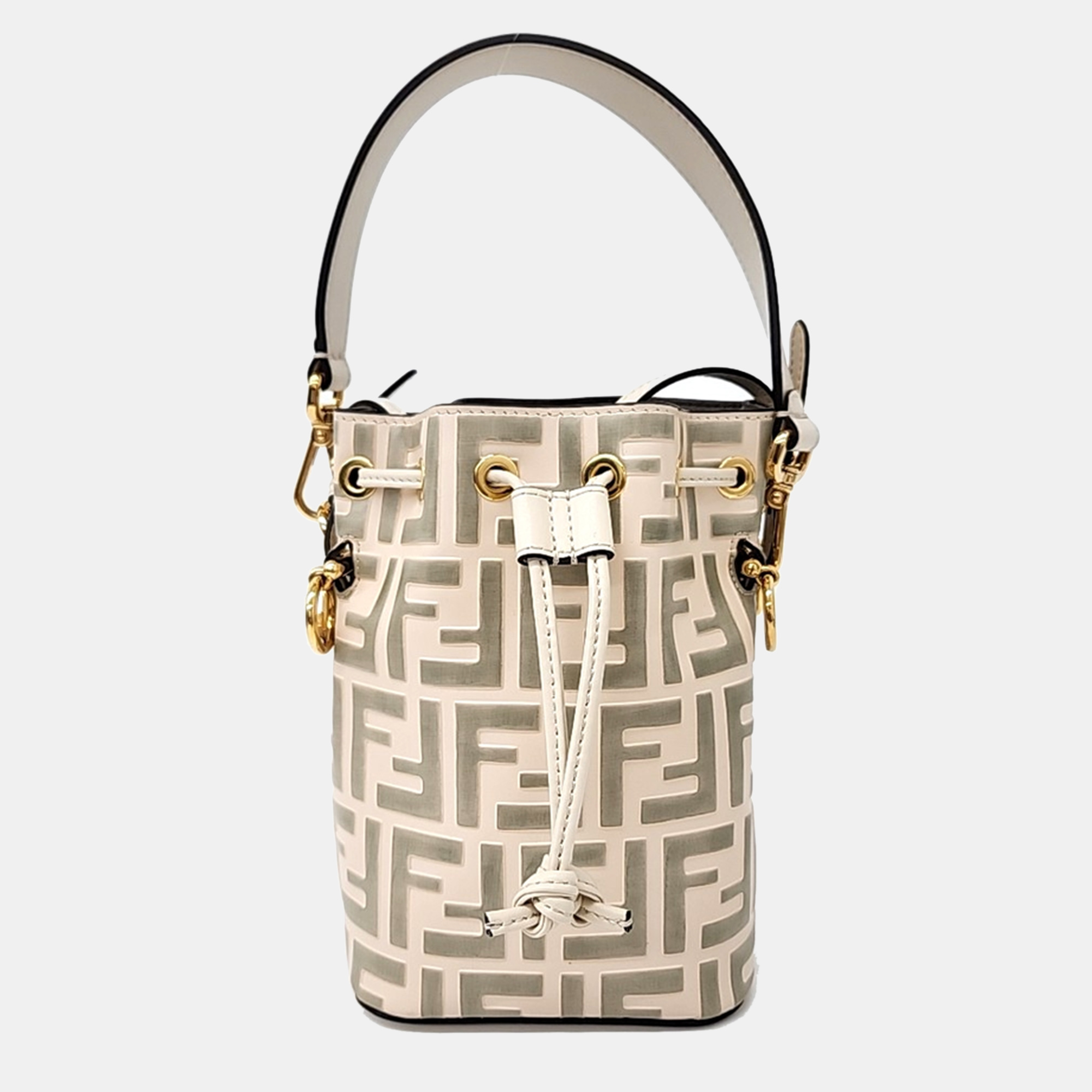 

Fendi Montresor Mini Bucket Bag, Beige