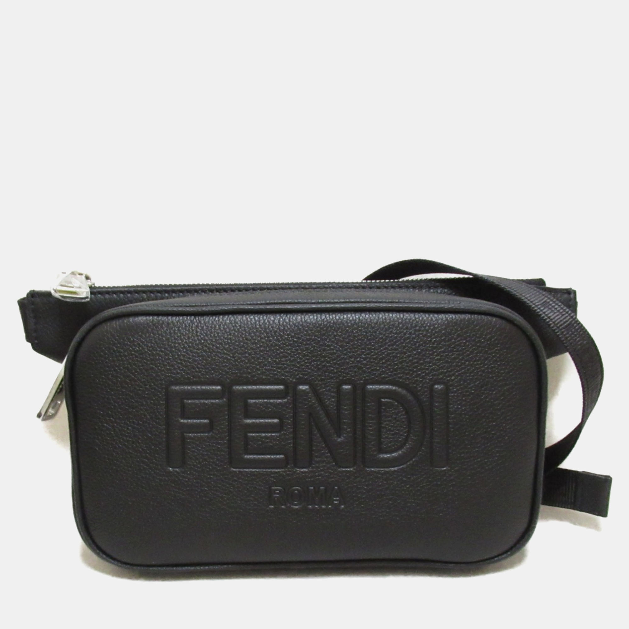 

Fendi leather black Waist bag