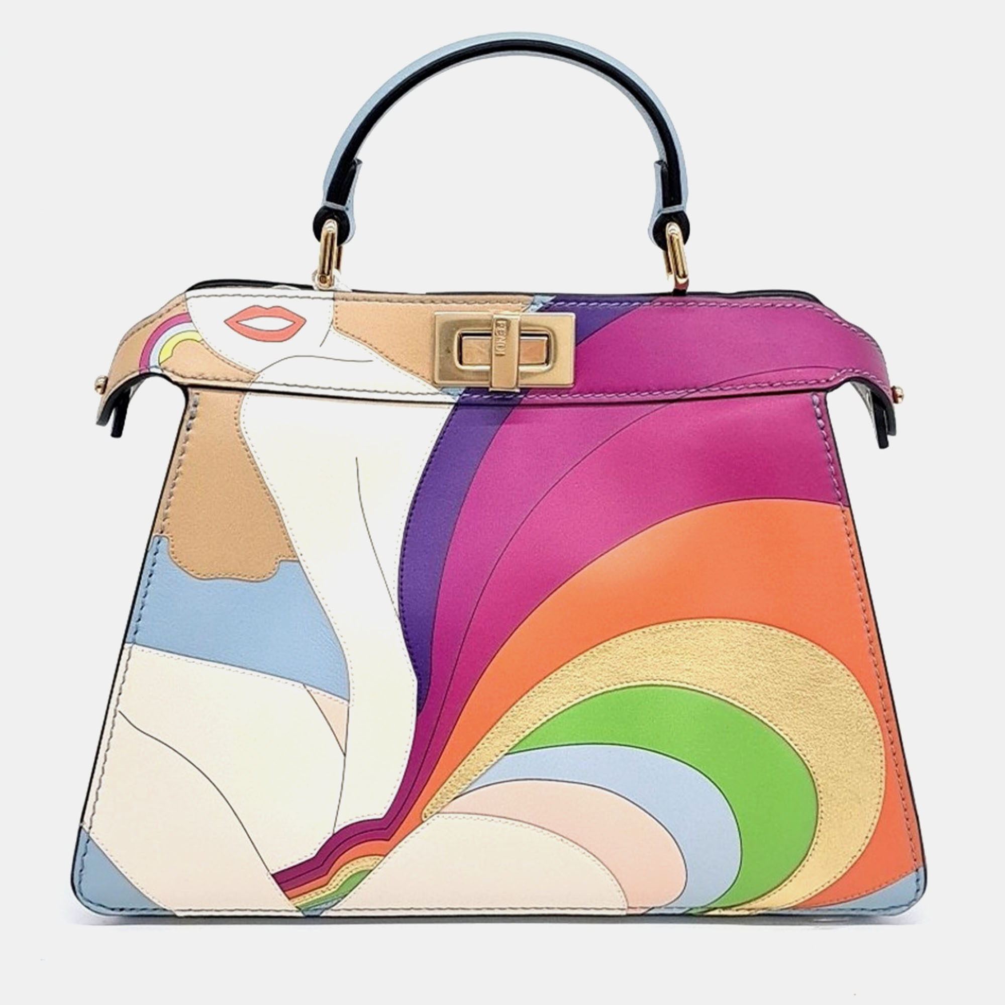 

Fendi Peekaboo I SEE U Small Bag, Multicolor