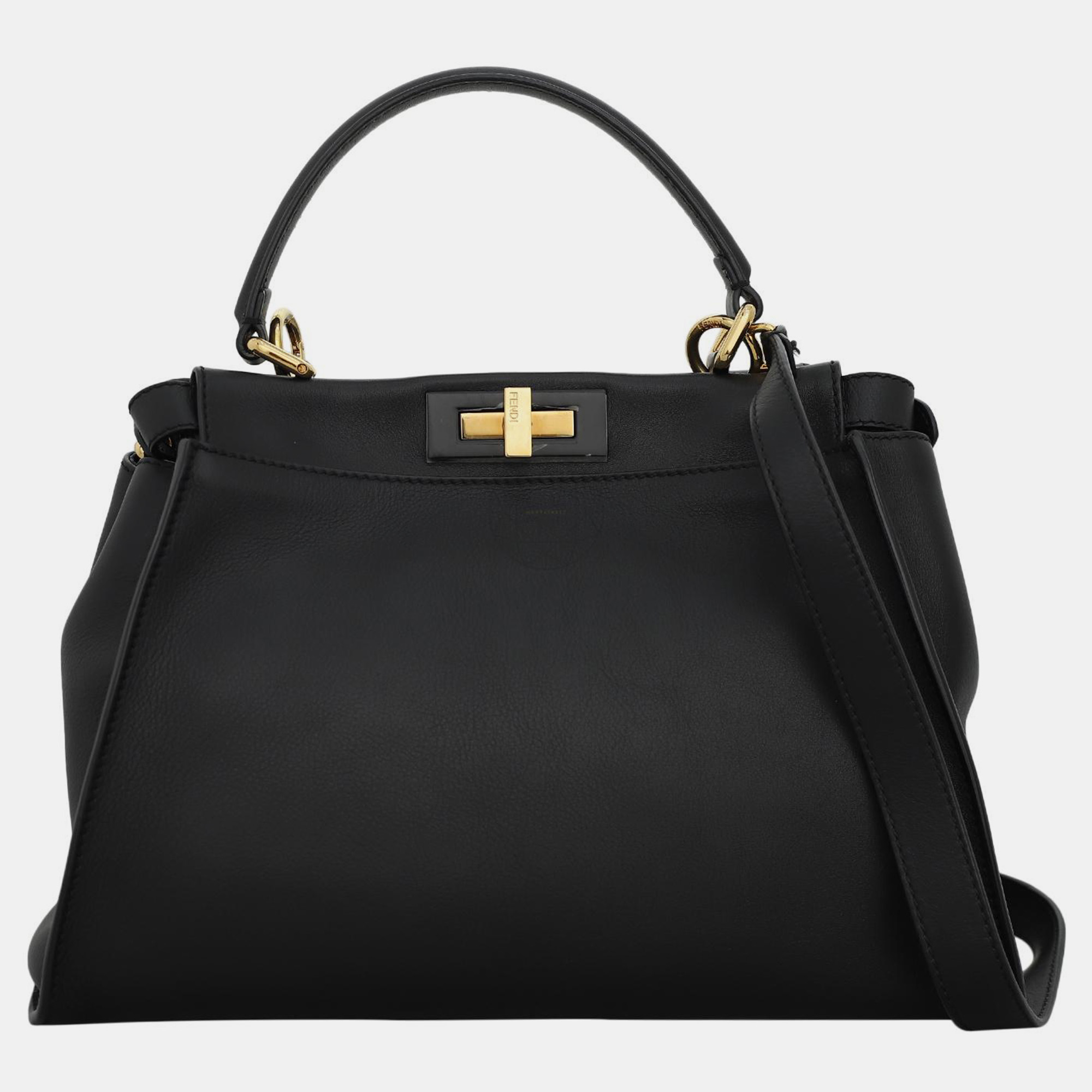 

Fendi Medium Peekaboo Bag, Black