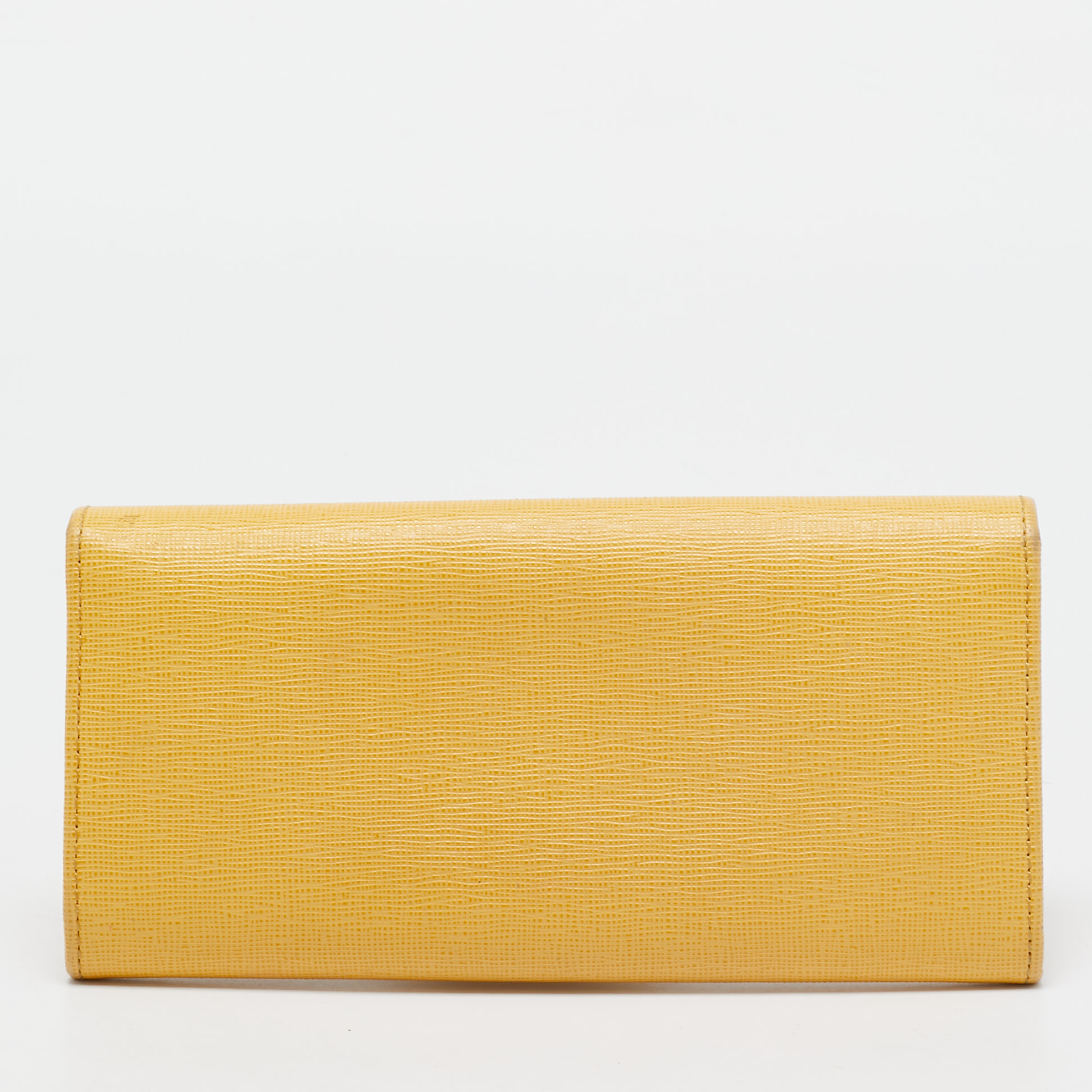 Fendi Multicolor Leather Eye Monster Flap Continental Wallet 