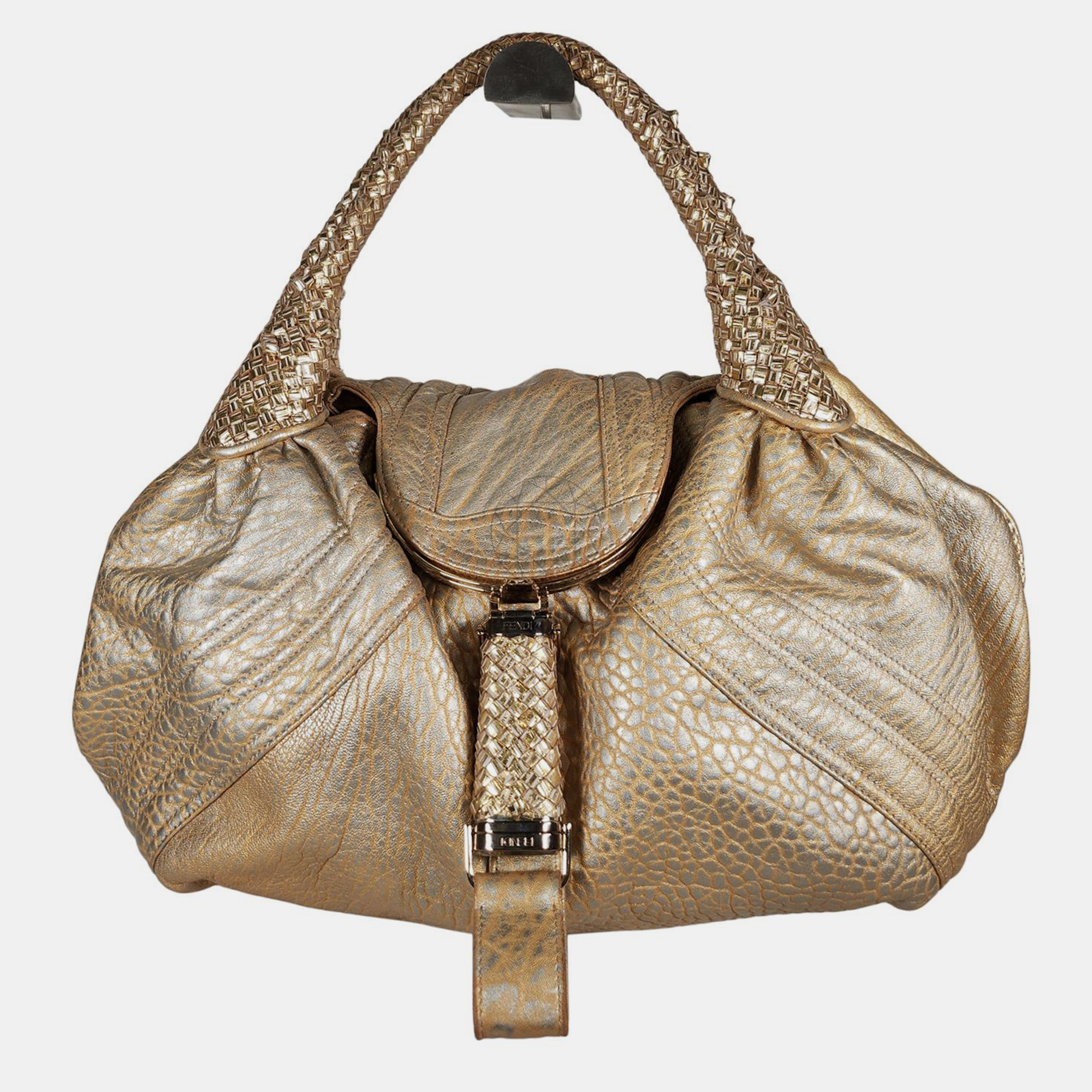 

Fendi Gold Spy Bag