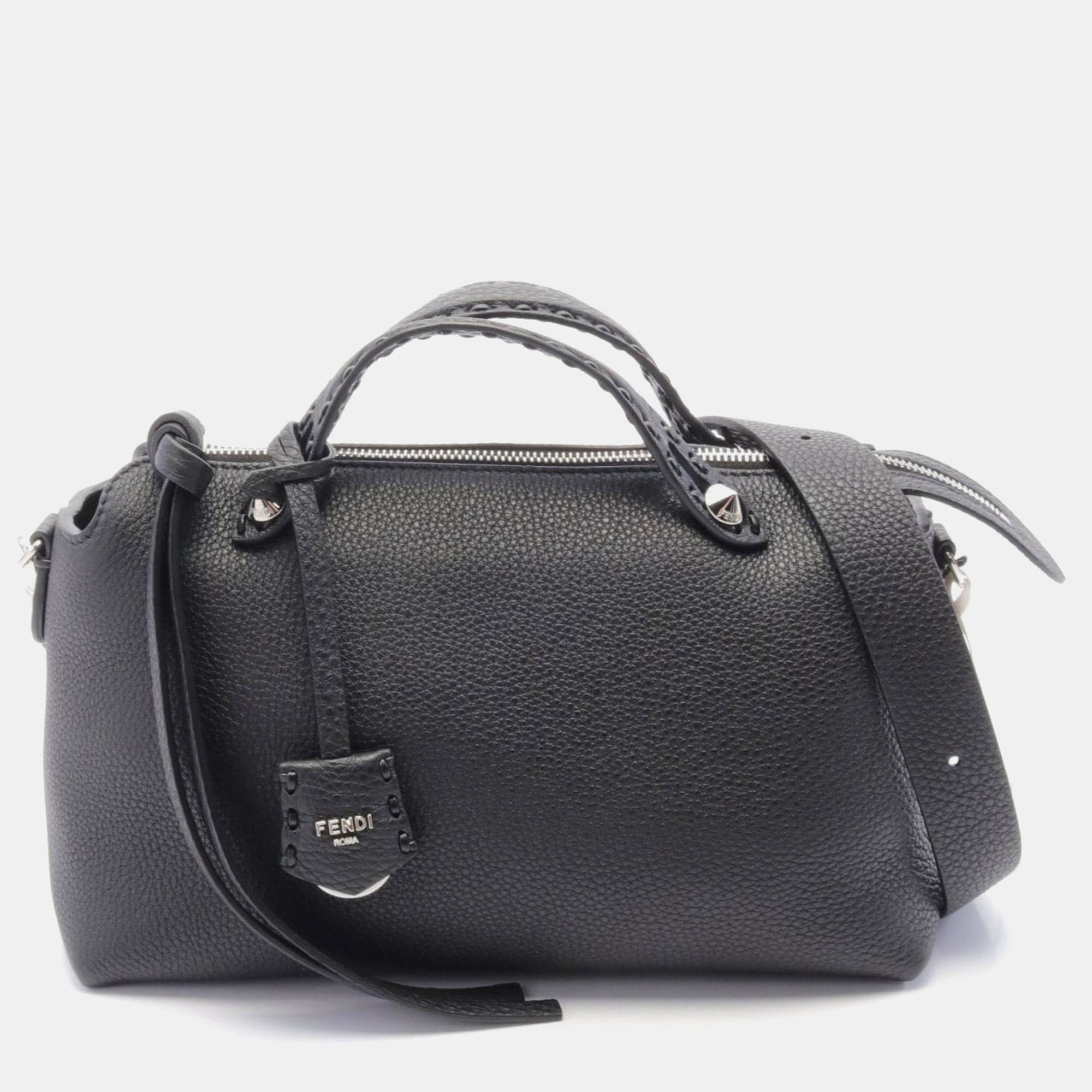 

Fendi Black Leather By The Way Selleria Medium Handbag