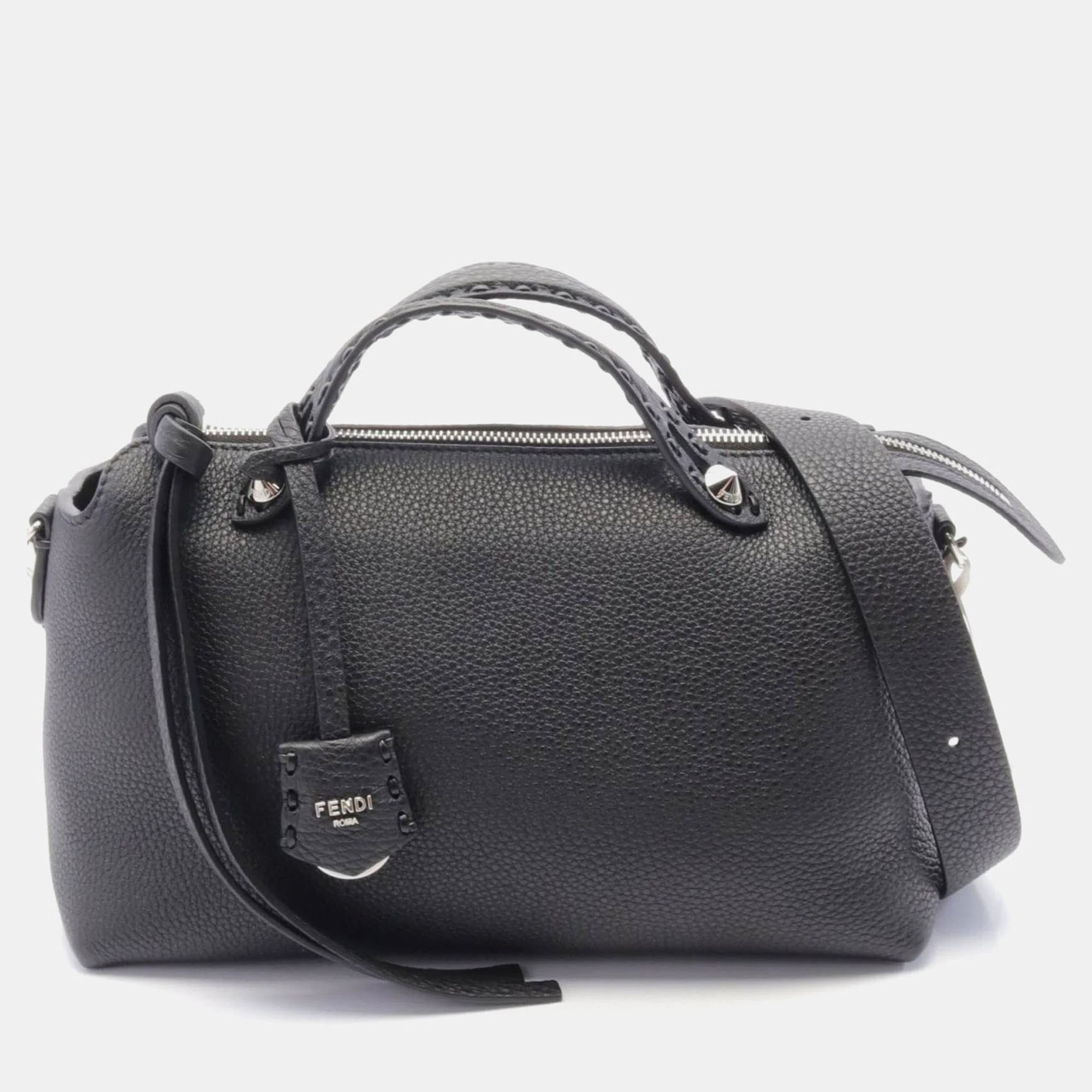 

Fendi Black Leather By The Way Selleria Medium Handbag