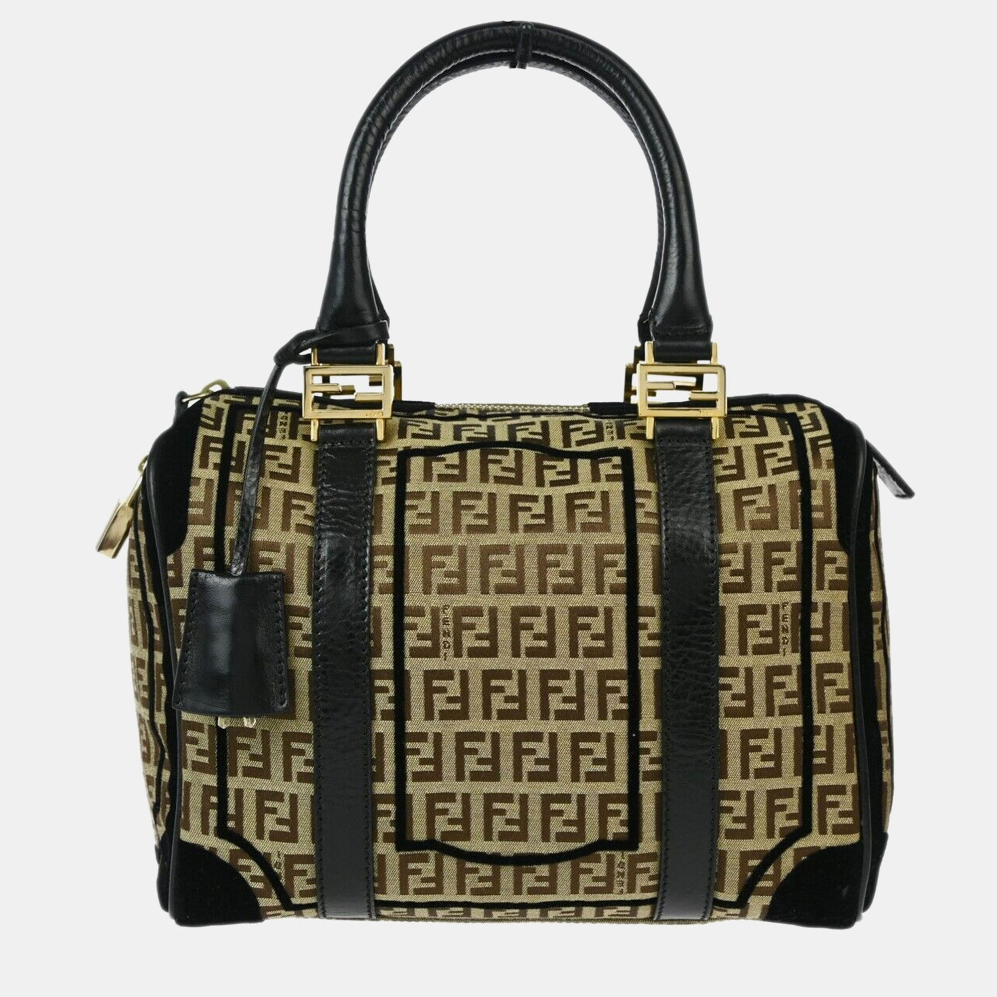 

Fendi Brown Zucchino Handbag