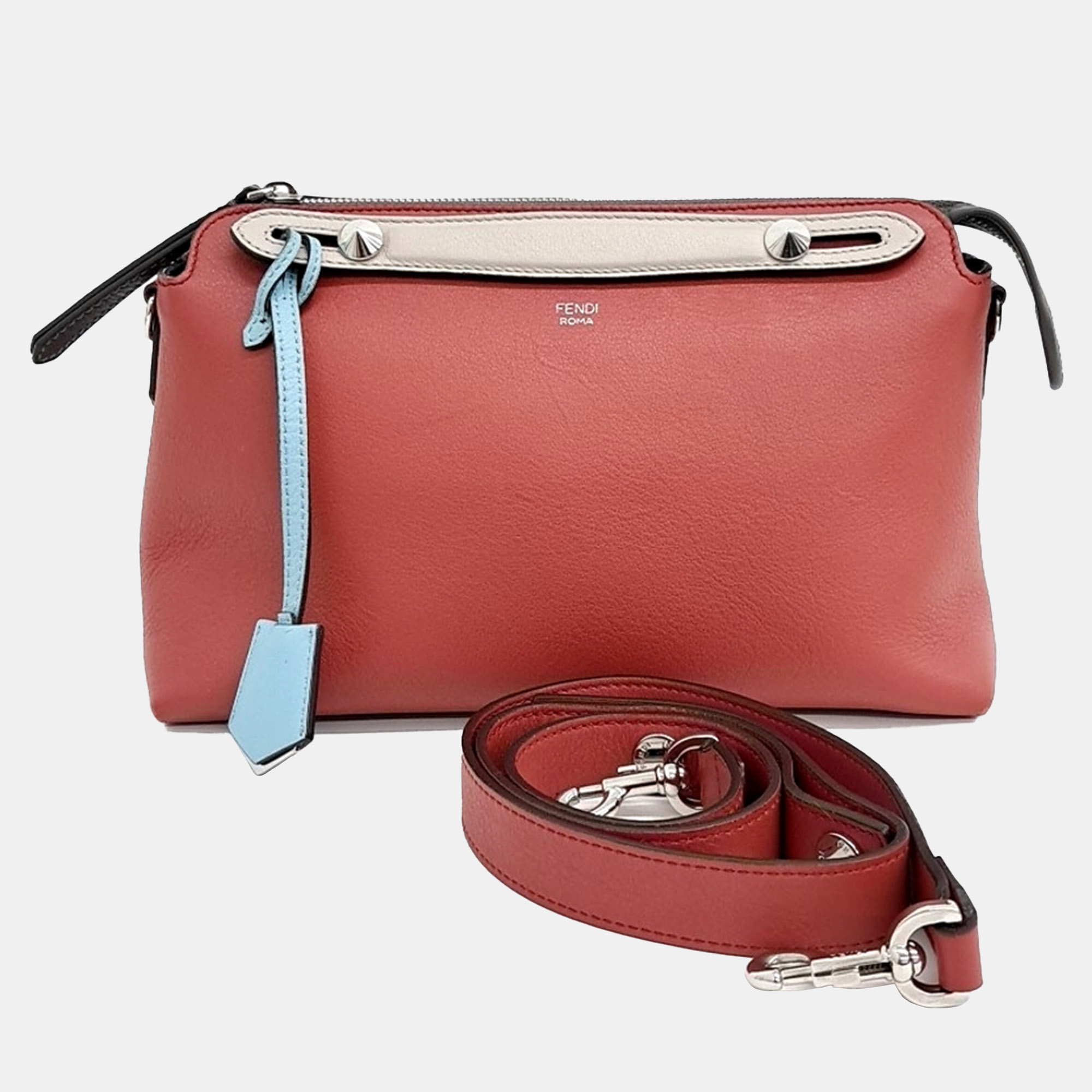 

Fendi Red Leather By The Way Bag