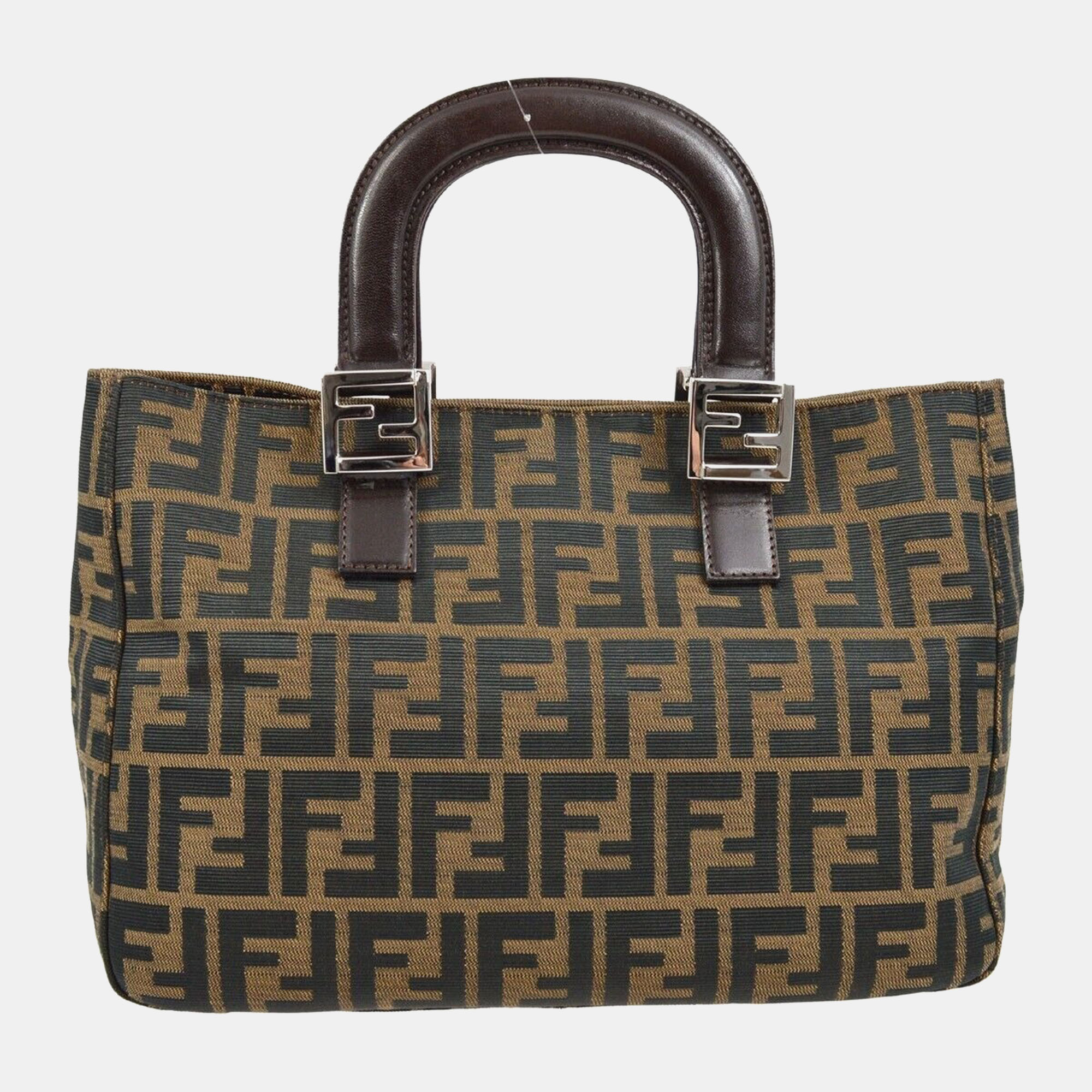 

Fendi Brown Zucca Tote Handbag