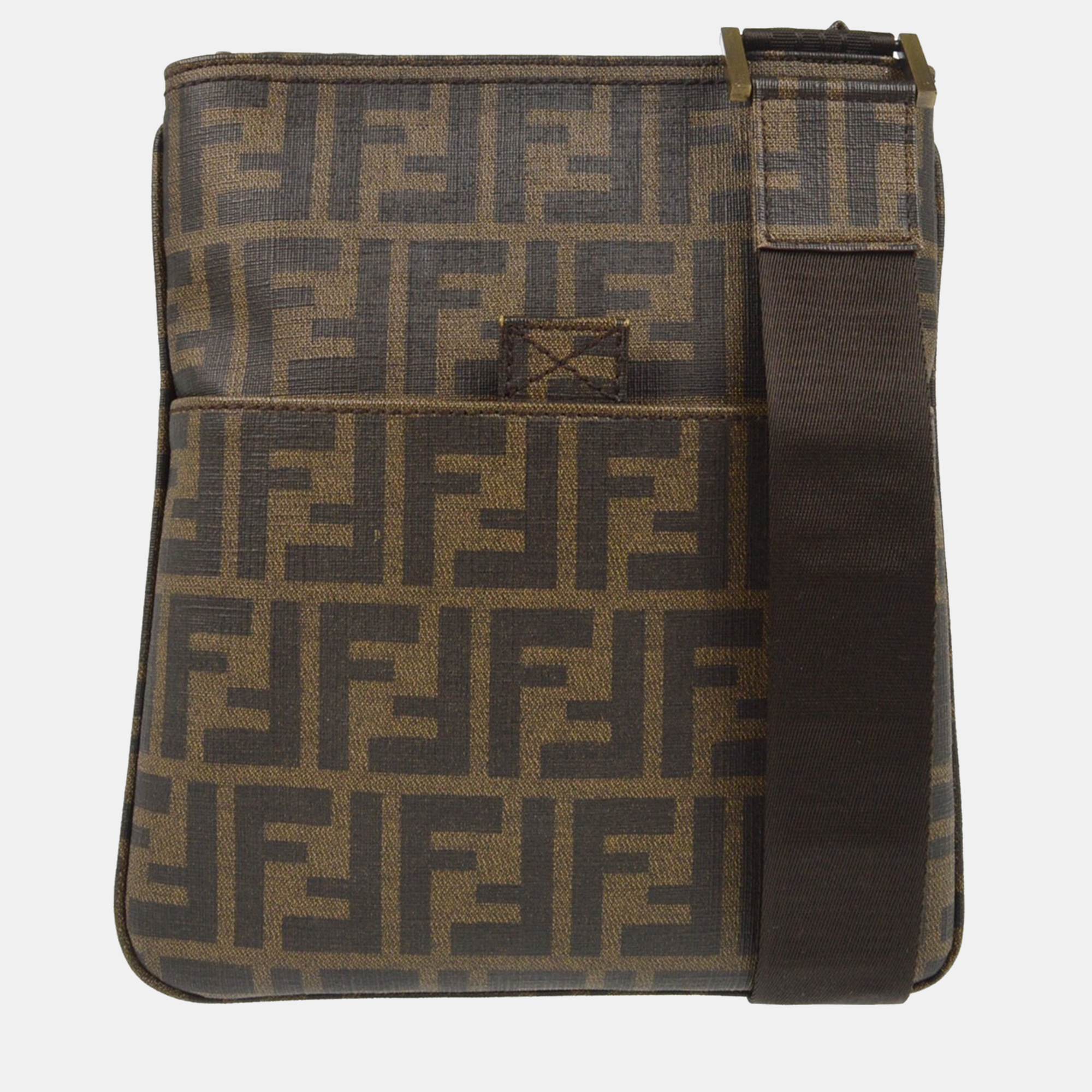 

Fendi Brown Zucca Crossbody Bag