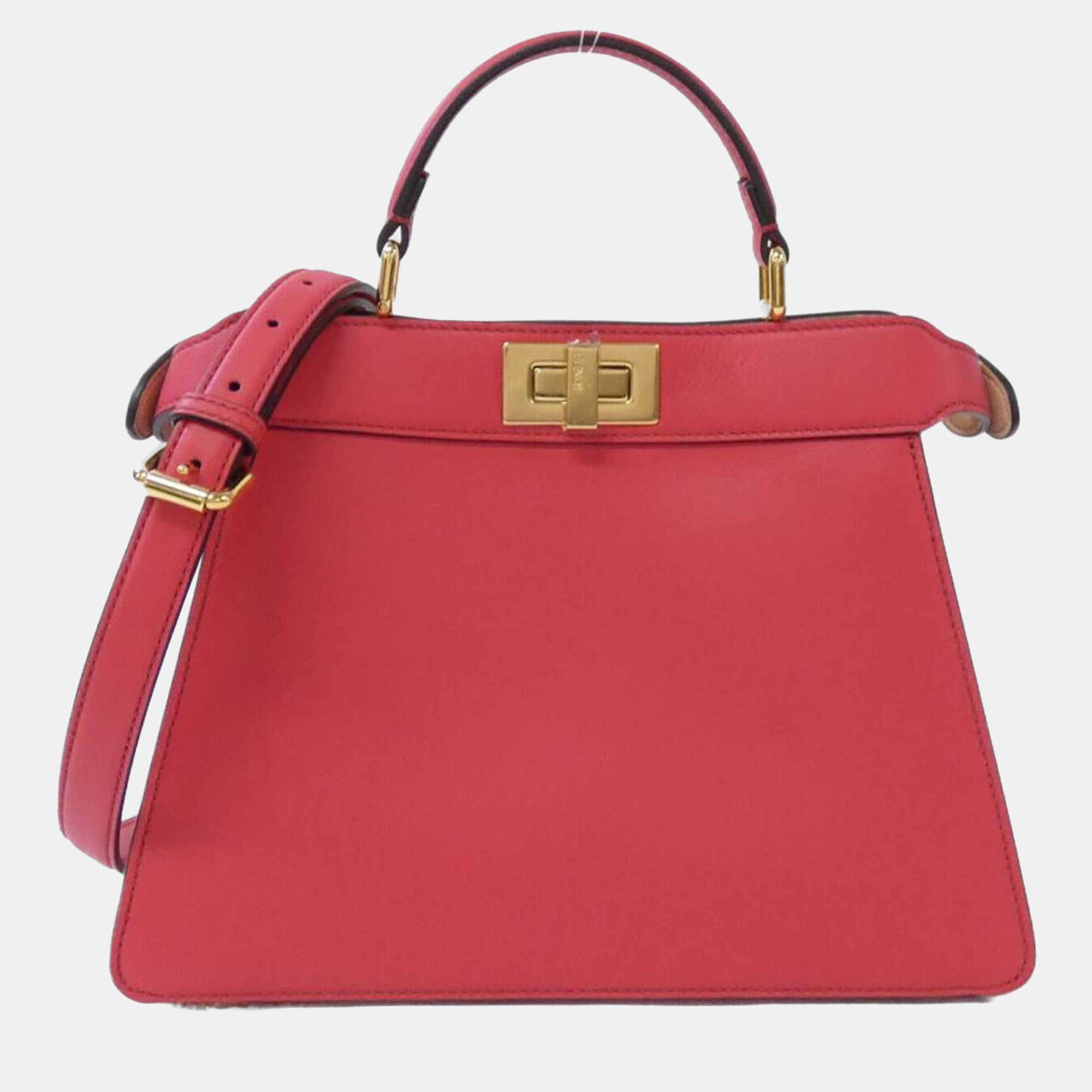 

Fendi Peekaboo I See You Small Handbag, Red