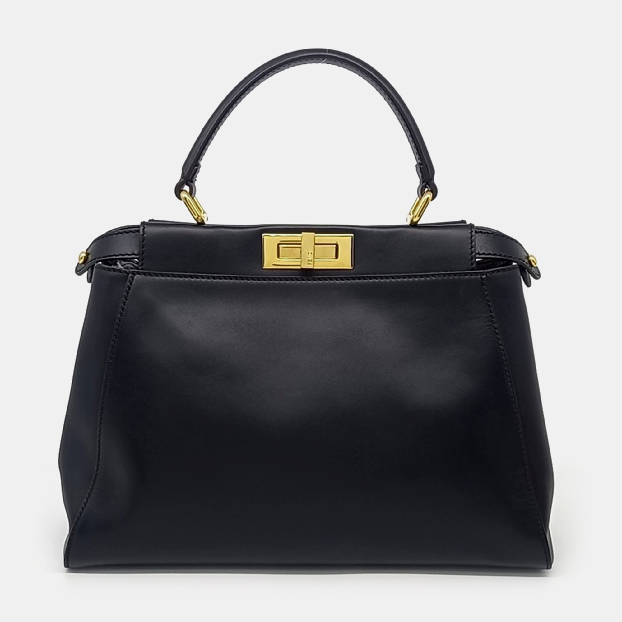 

Fendi Black Leather Peekaboo Medium bag