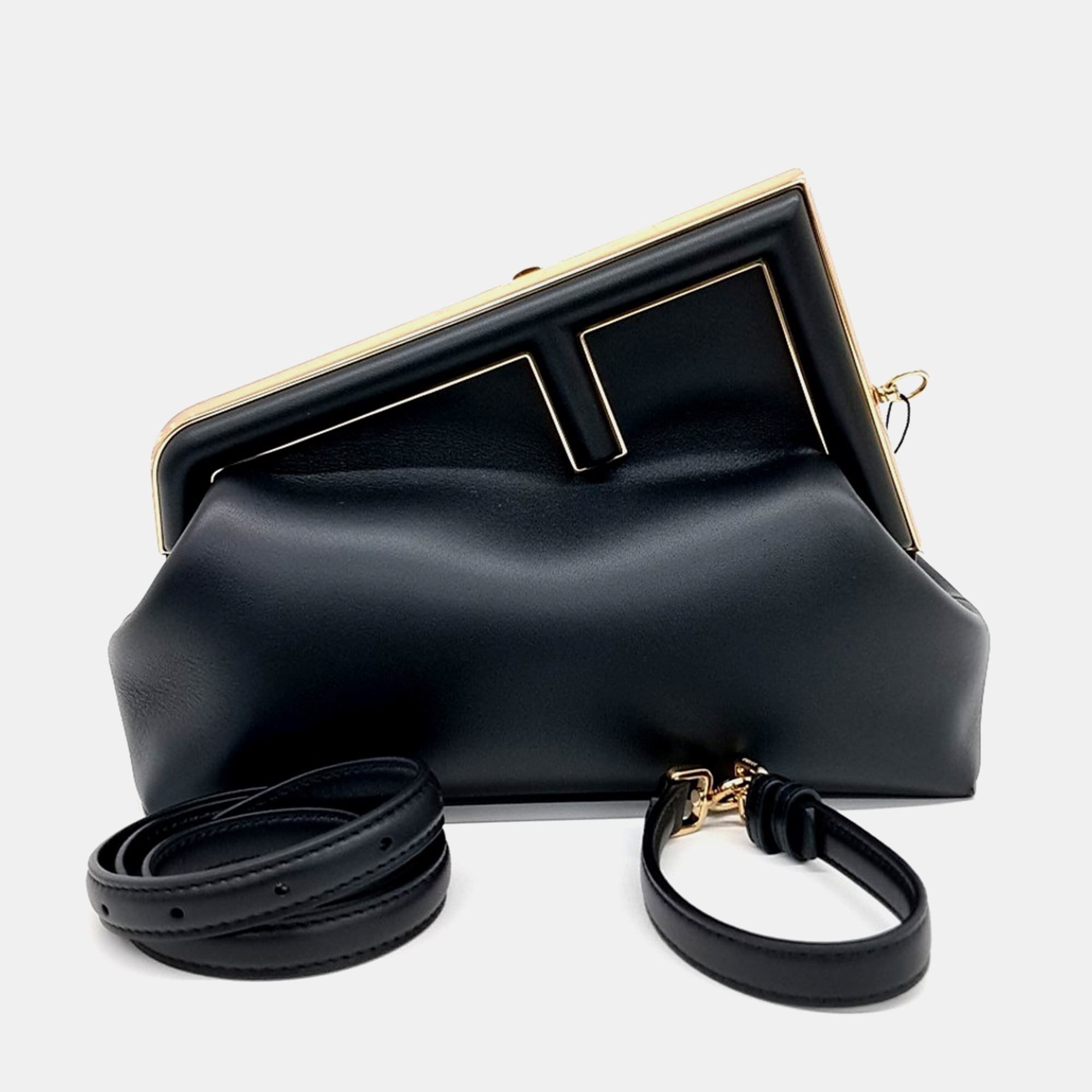 

Fendi Black Leather First Bag