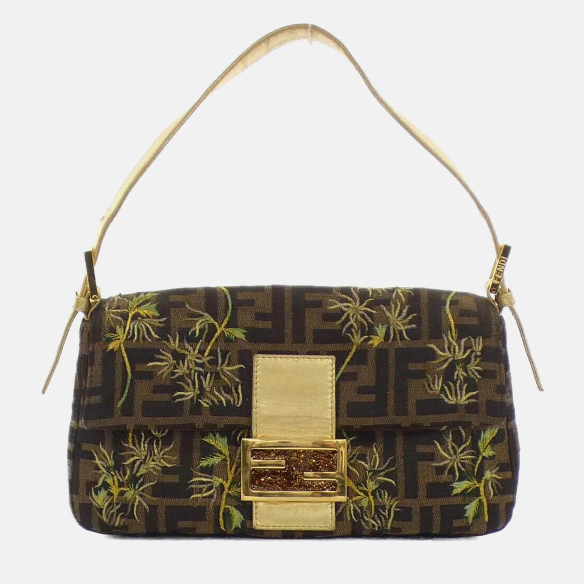 

Fendi Baguette Shoulder Bag, Brown