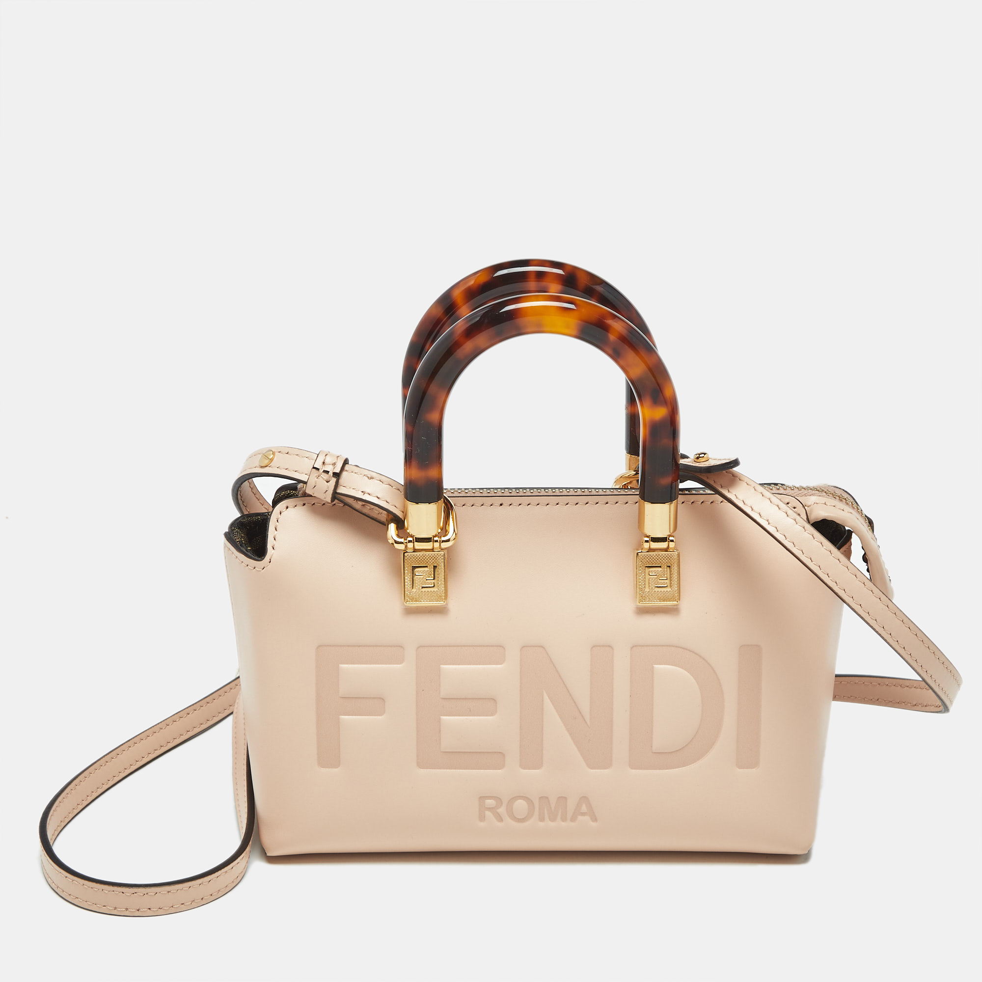 

Fendi Light Pink Leather Mini By The Way Bag