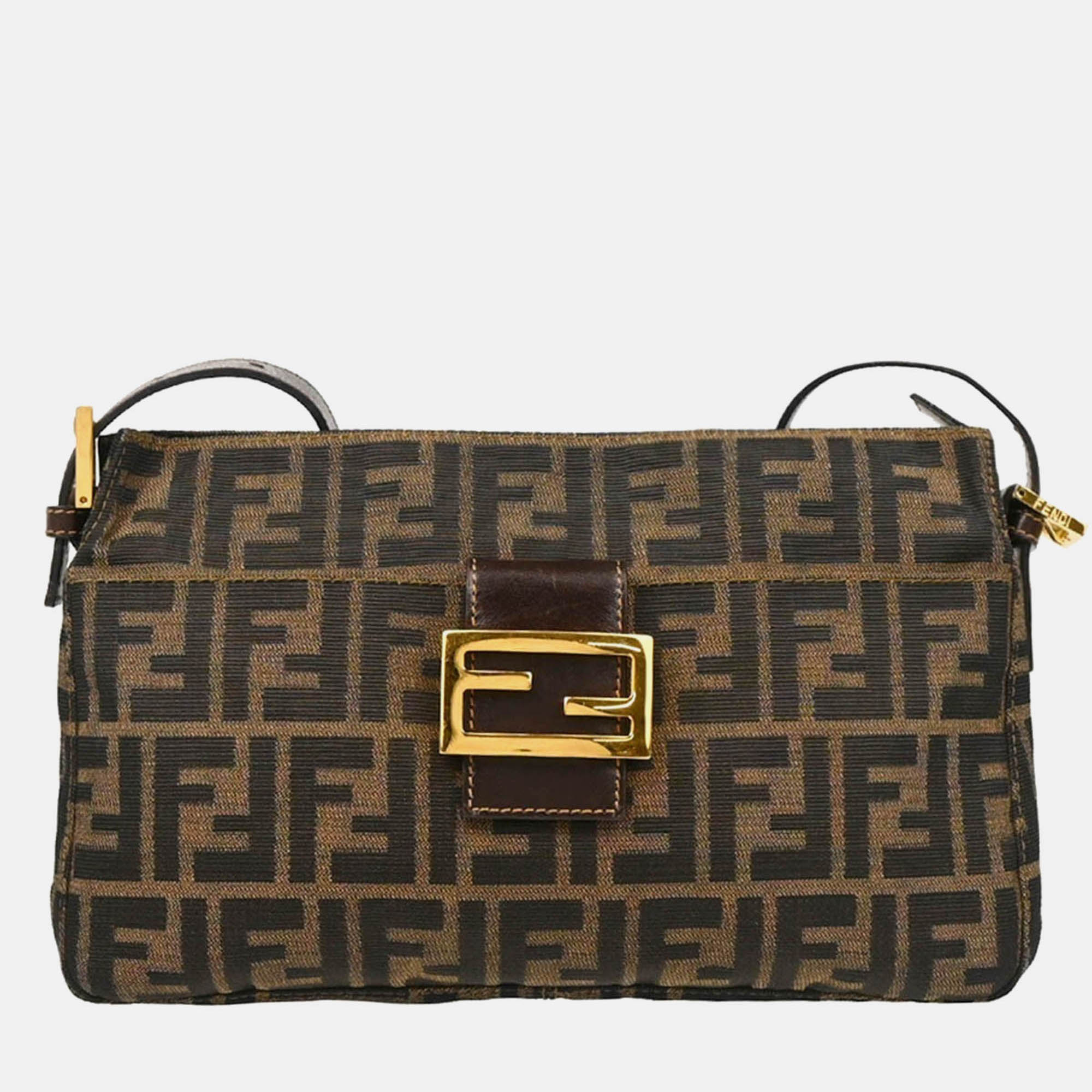 

Fendi Brown Zucca Handbag