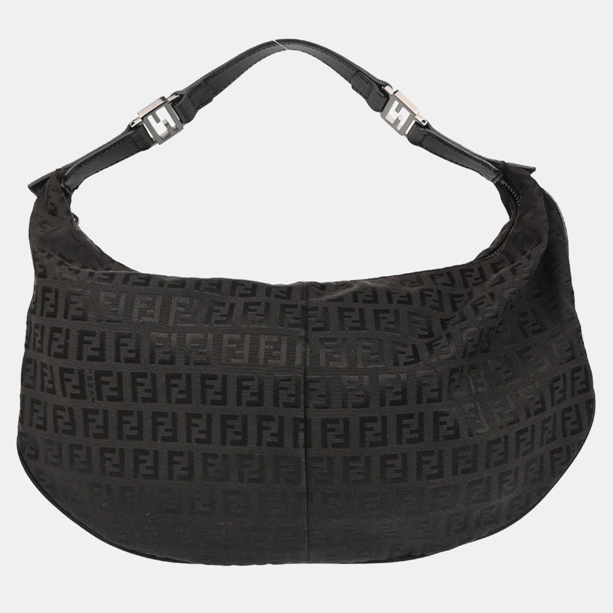 

Fendi Black Zucchino Handbag