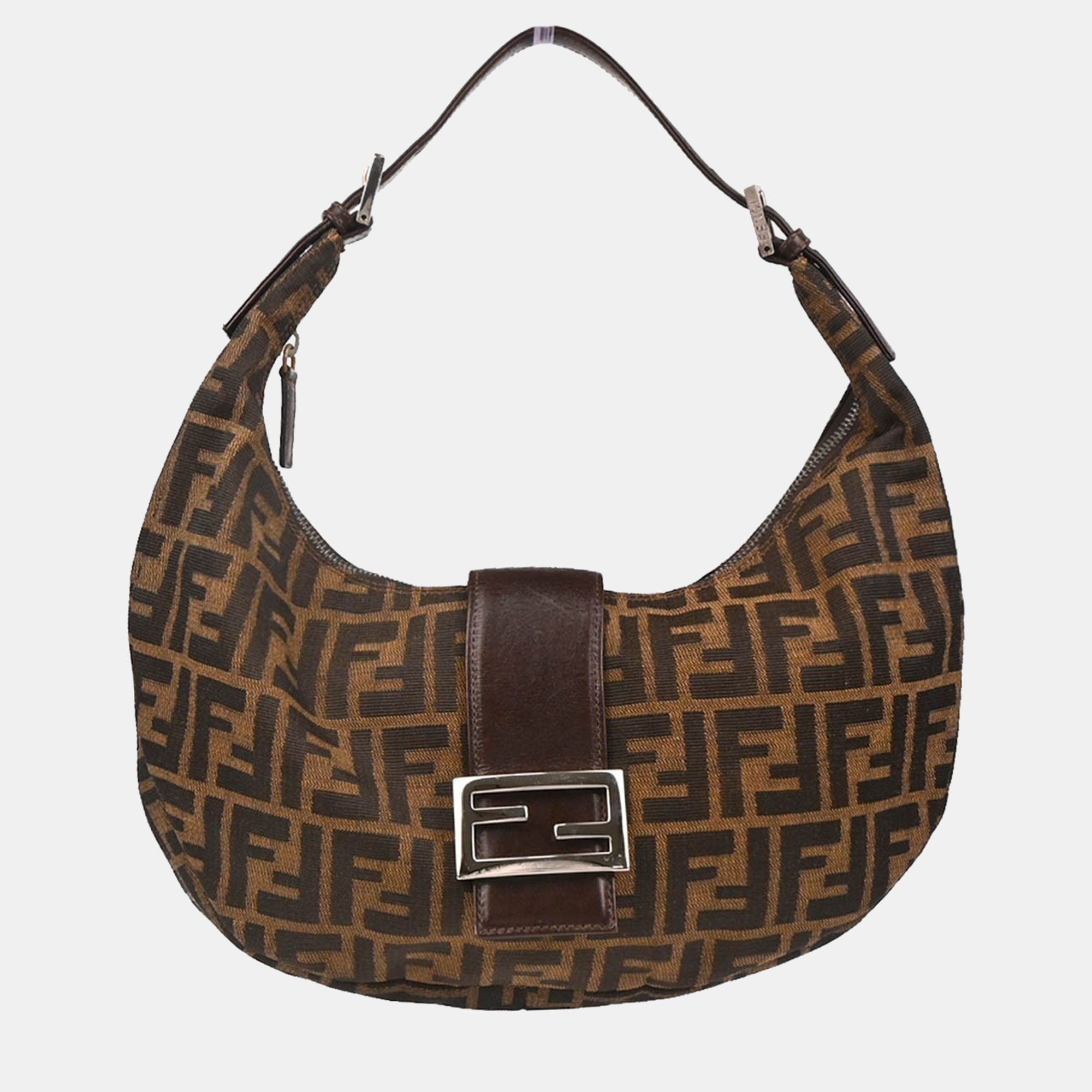 

Fendi Brown Zucca Handbag
