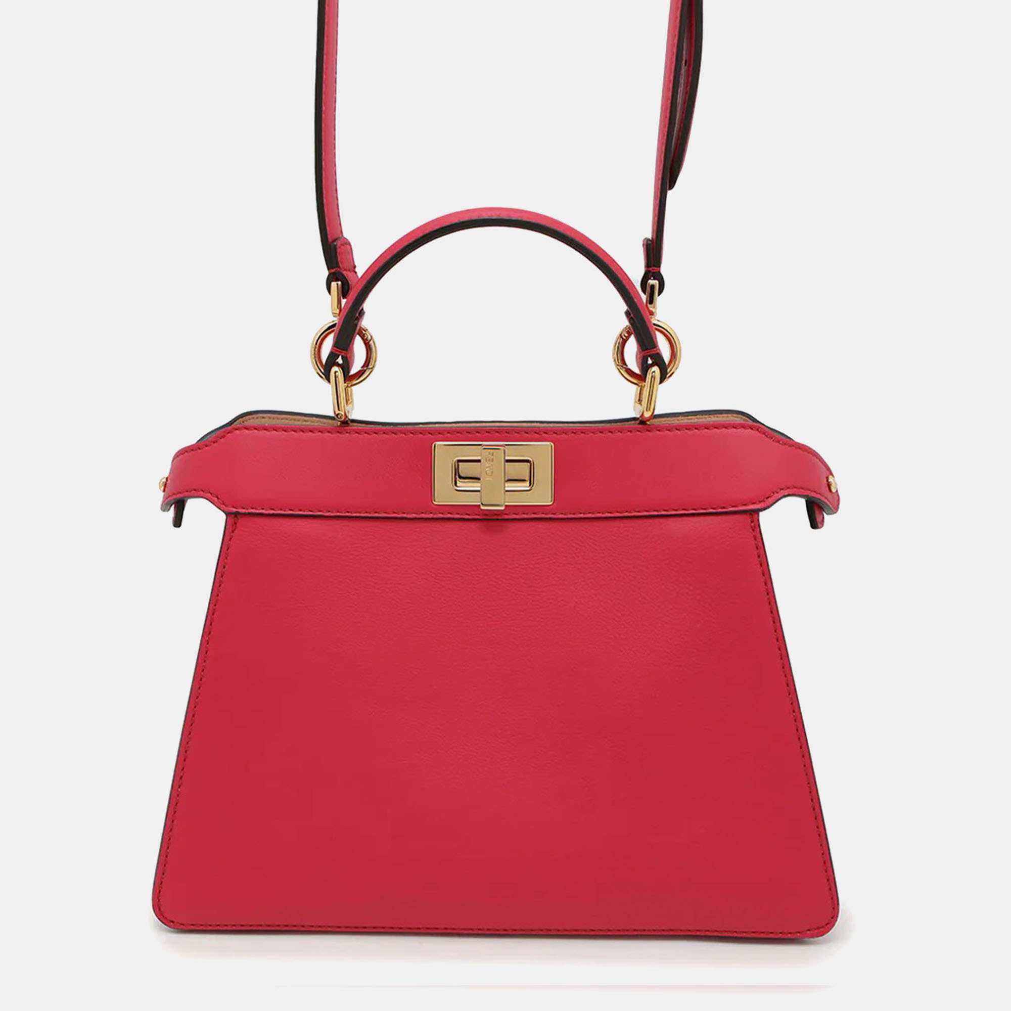 

Fendi Peekaboo I see you Pink Leather Size Small