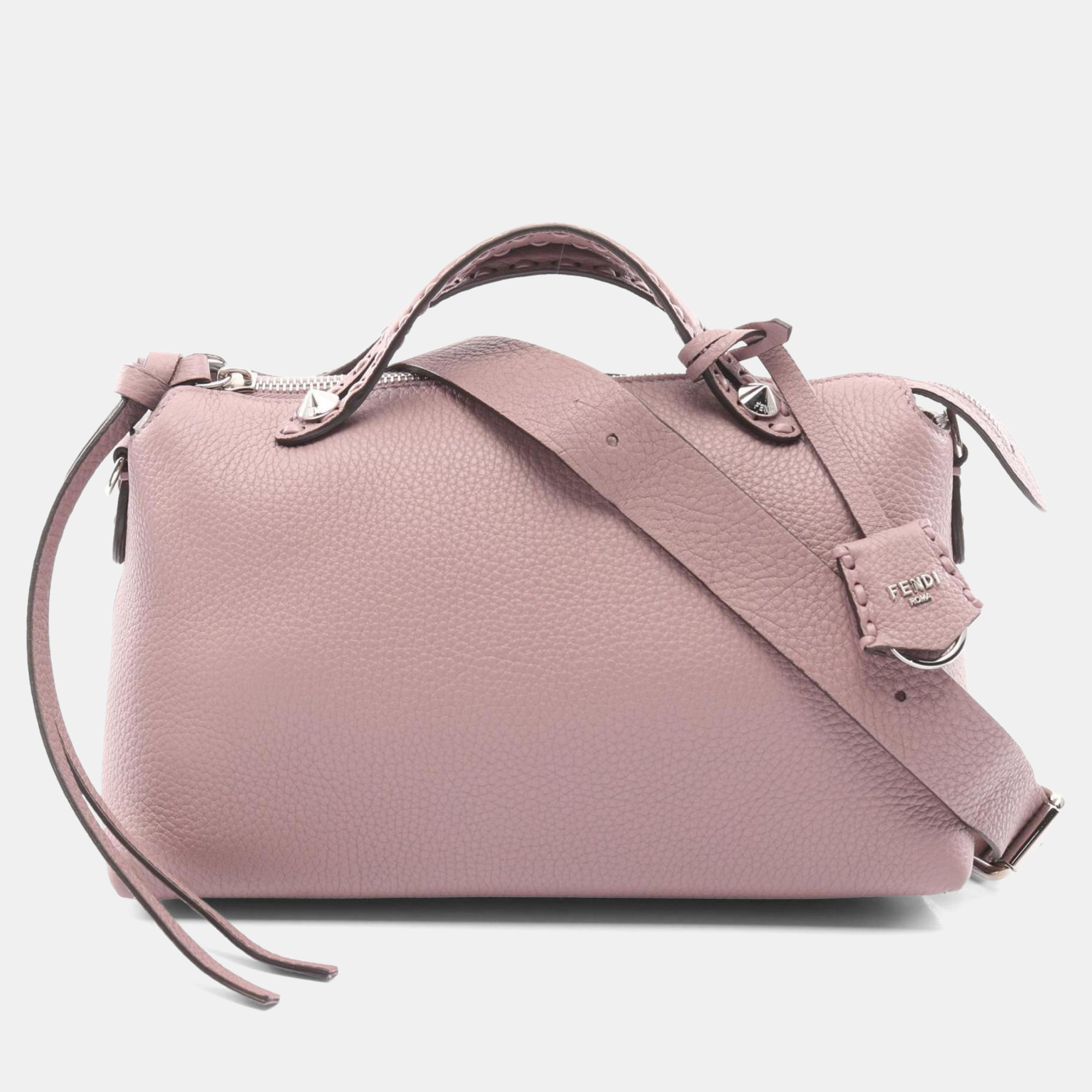

Fendi By The Way Soft Medium Selleria Handbag Leather Purple